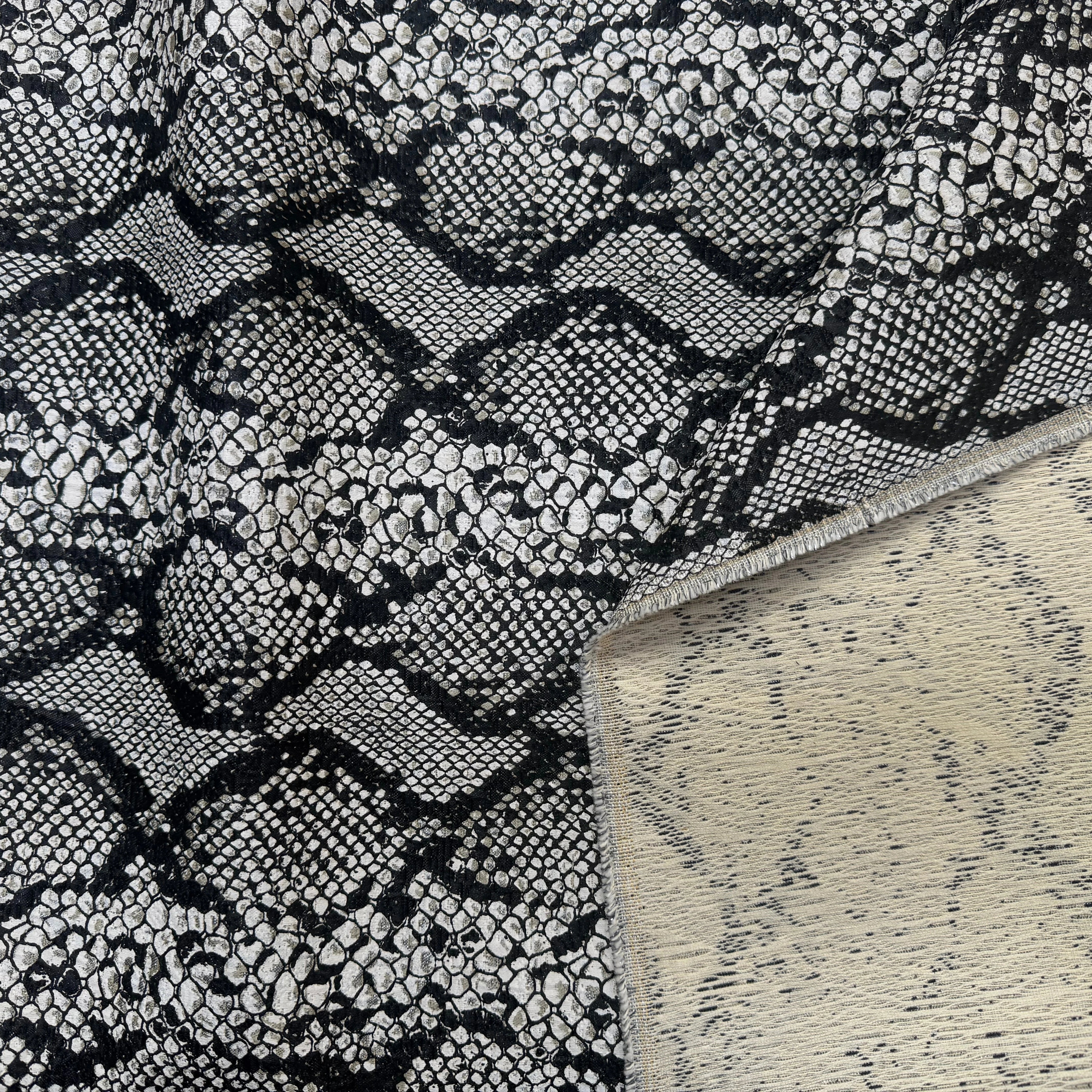 JACQUARD IMITATION PYTHON CLAIR SERPENTE - My Little Coupon