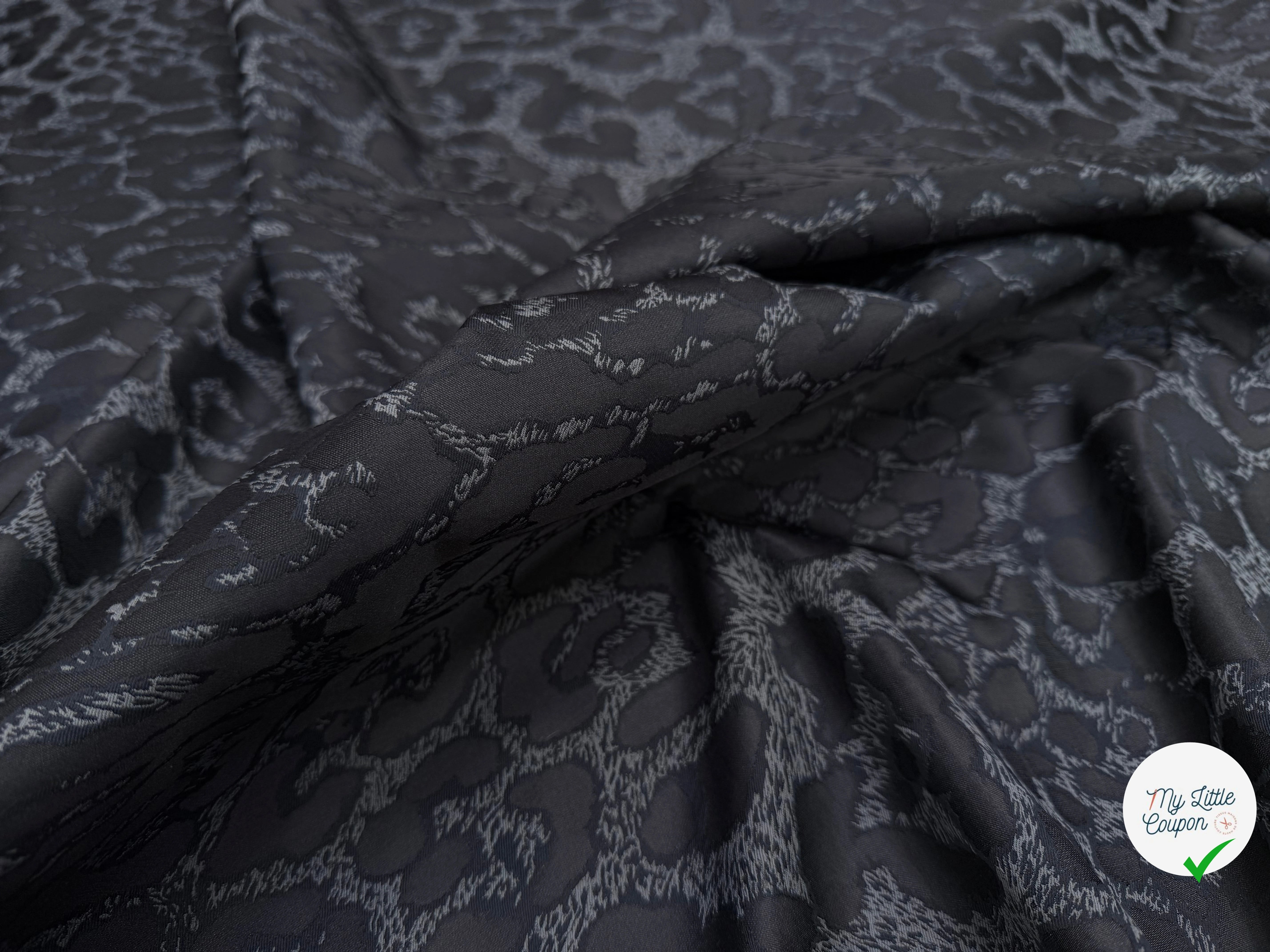 JACQUARD LEOPARD 28% SOIE INDIA - My Little Coupon