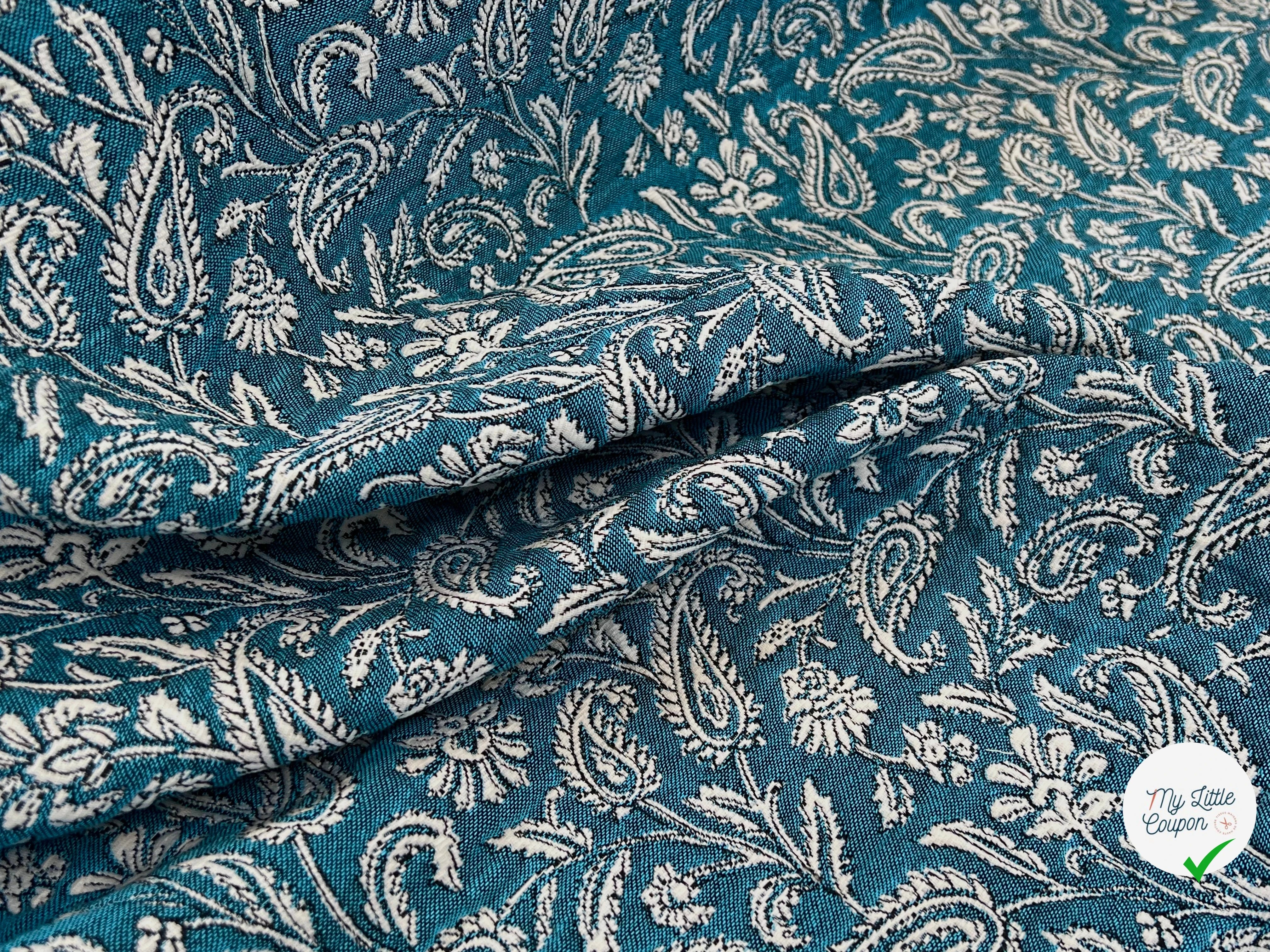 JACQUARD MUMBAI ALLOVER JADE 140 CM - My Little Coupon
