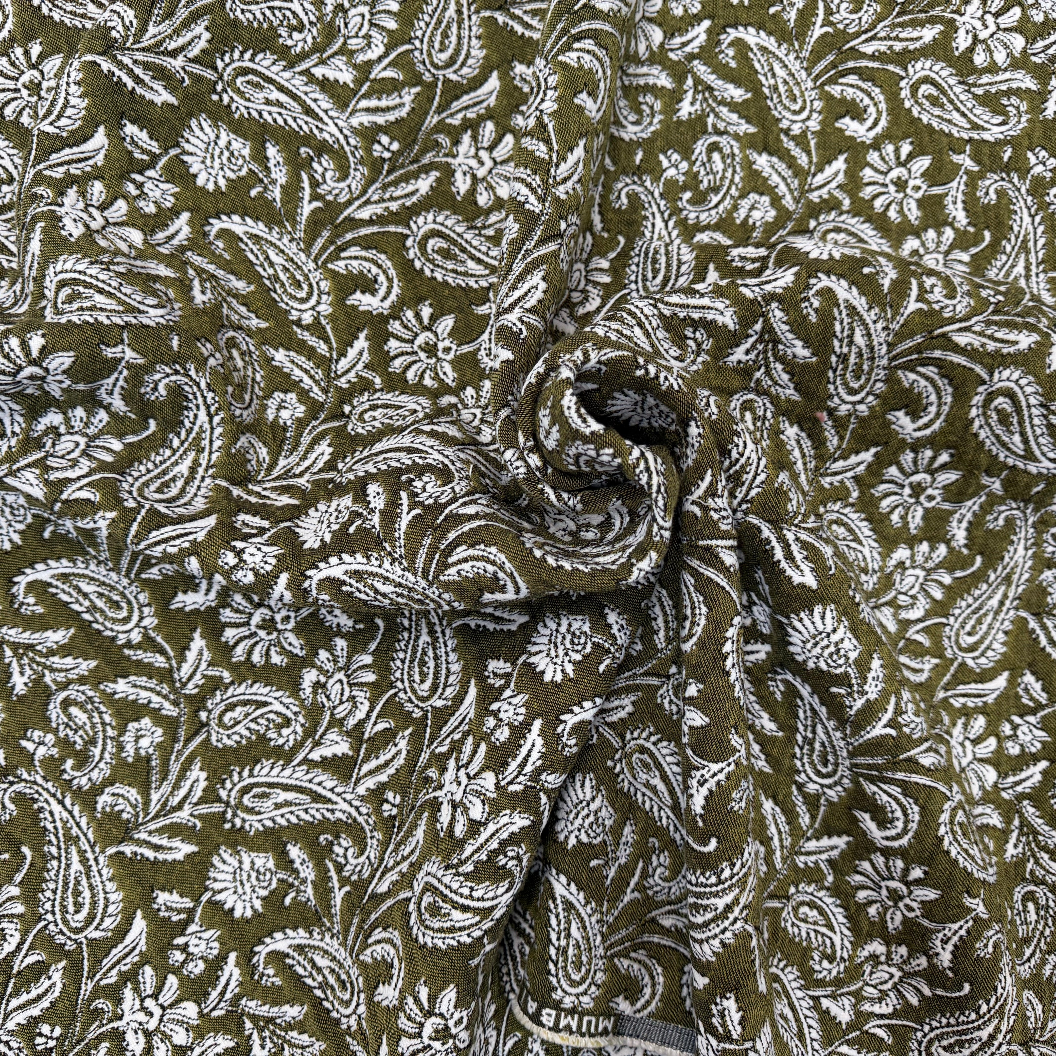 JACQUARD MUMBAI ALLOVER KAKI 140 CM - My Little Coupon