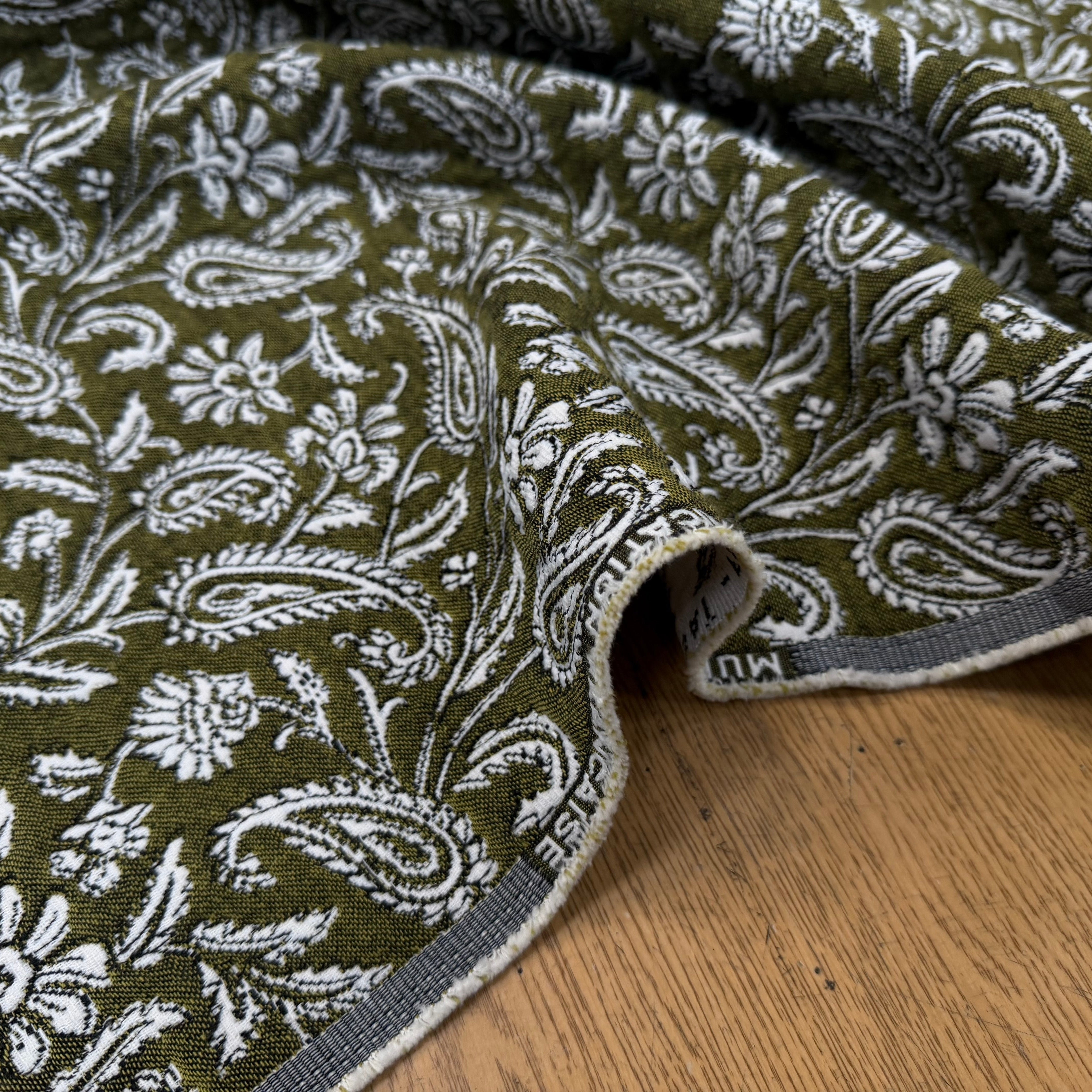 JACQUARD MUMBAI ALLOVER KAKI 140 CM - My Little Coupon