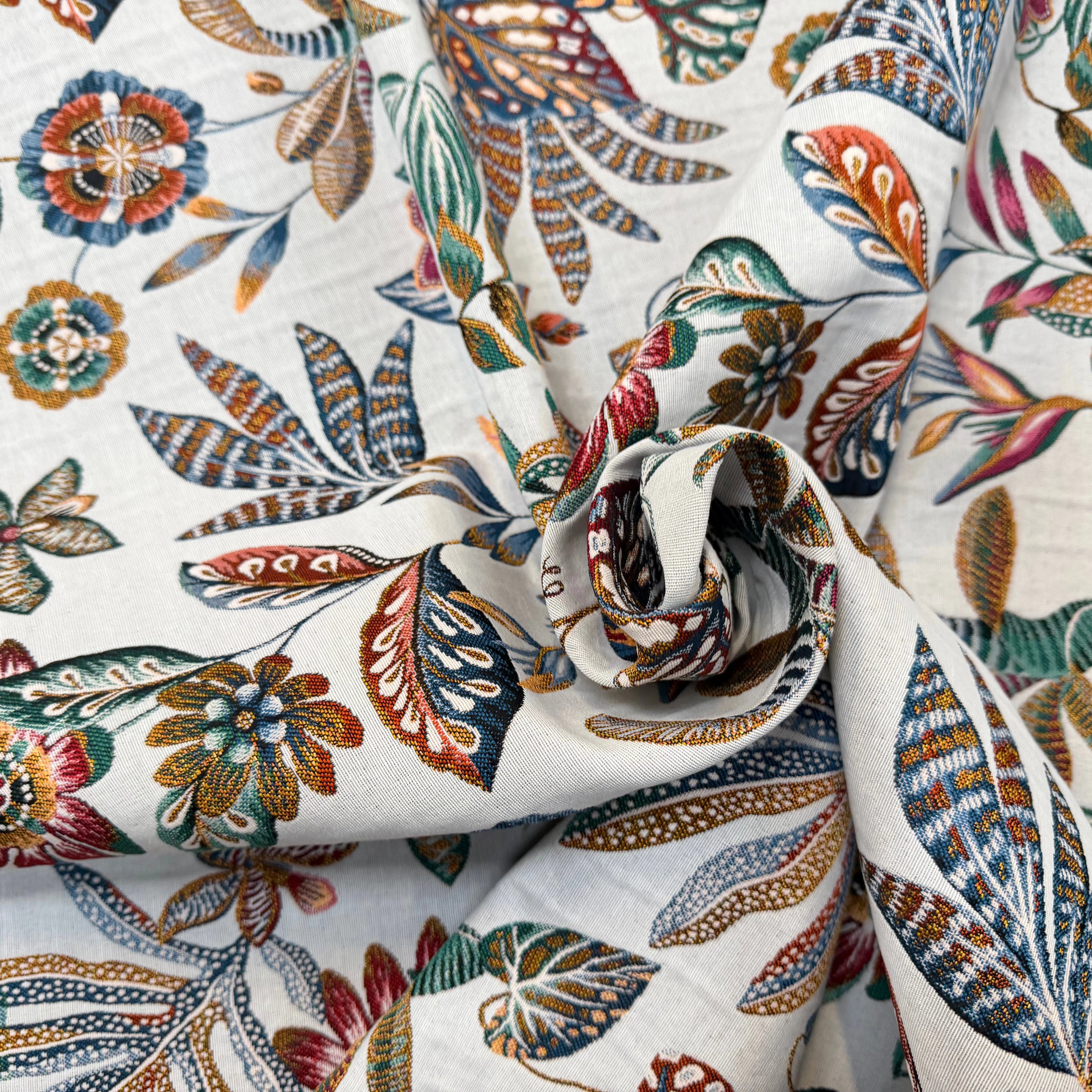 JACQUARD NEROLI ALLOVER BLANC 140 CM - My Little Coupon