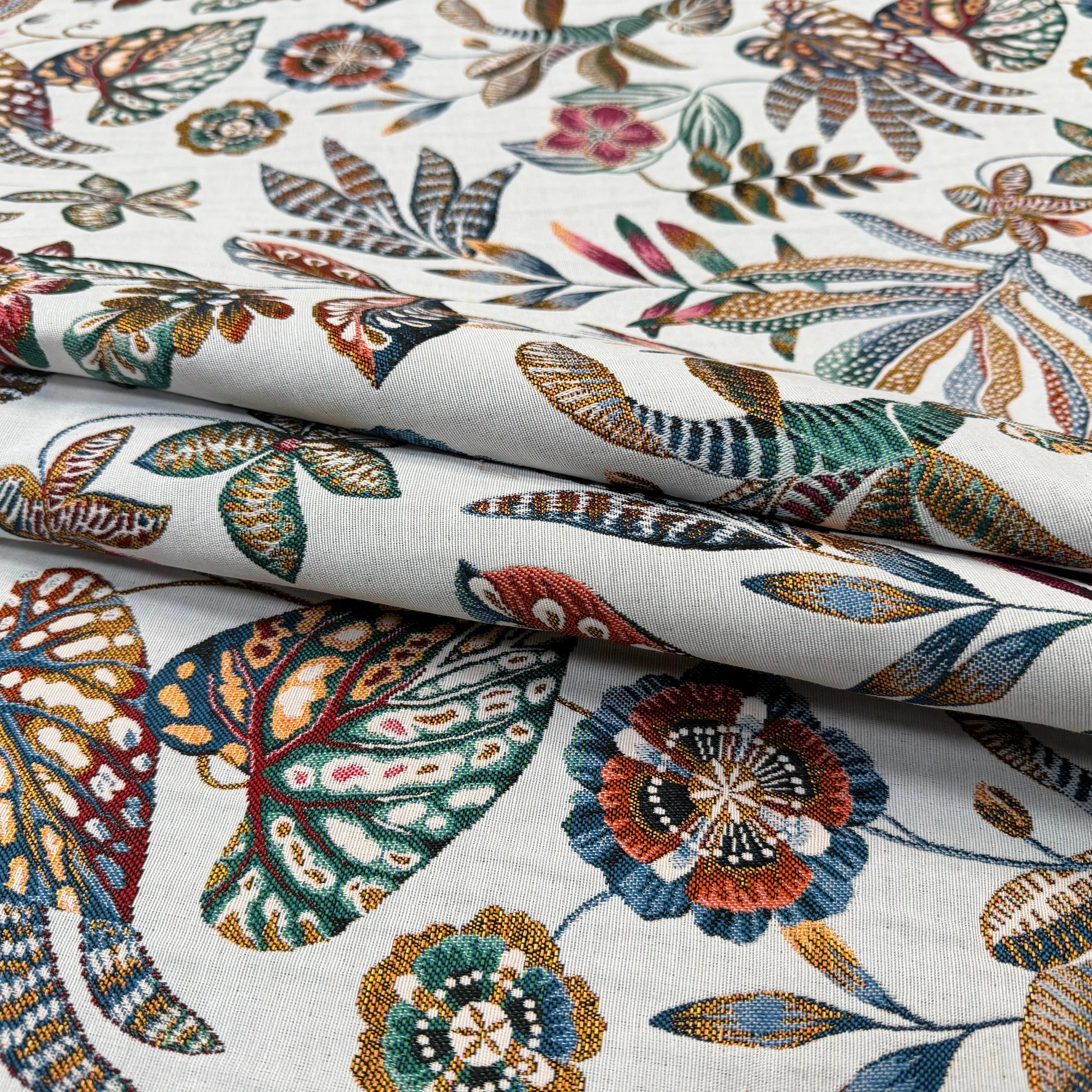 JACQUARD NEROLI ALLOVER BLANC 140 CM - My Little Coupon