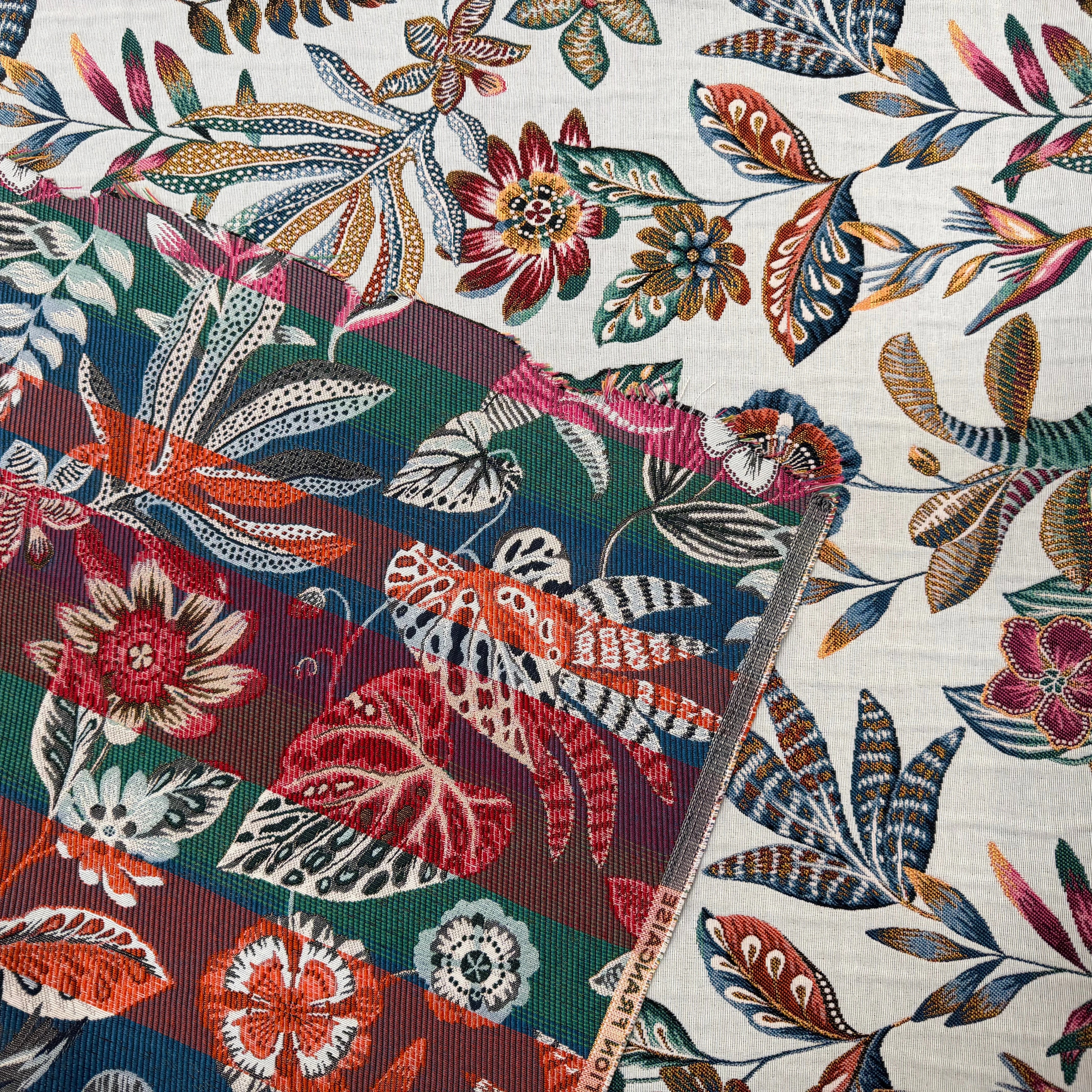 JACQUARD NEROLI ALLOVER BLANC 140 CM - My Little Coupon