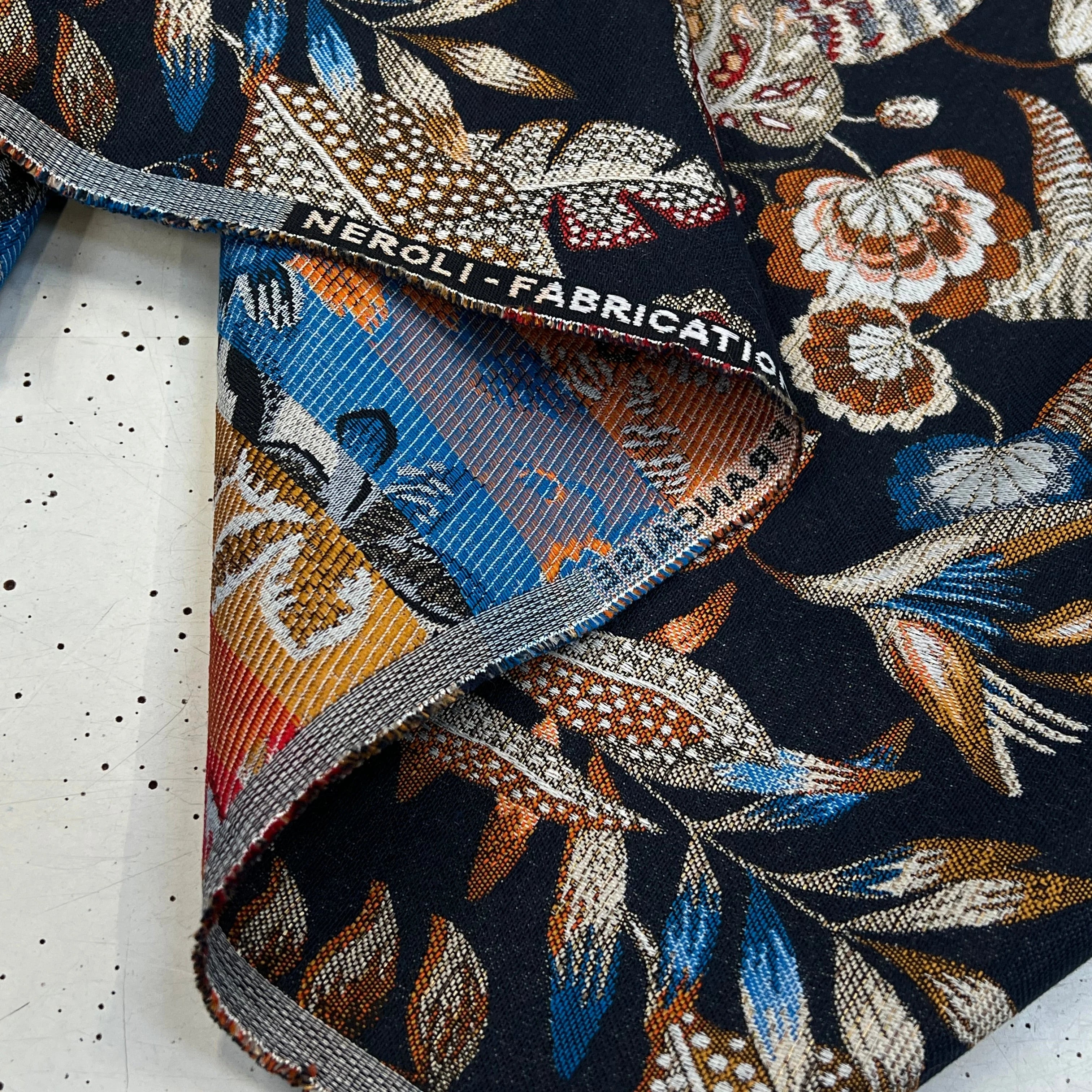 JACQUARD NEROLI ALLOVER NUIT 140 CM - My Little Coupon