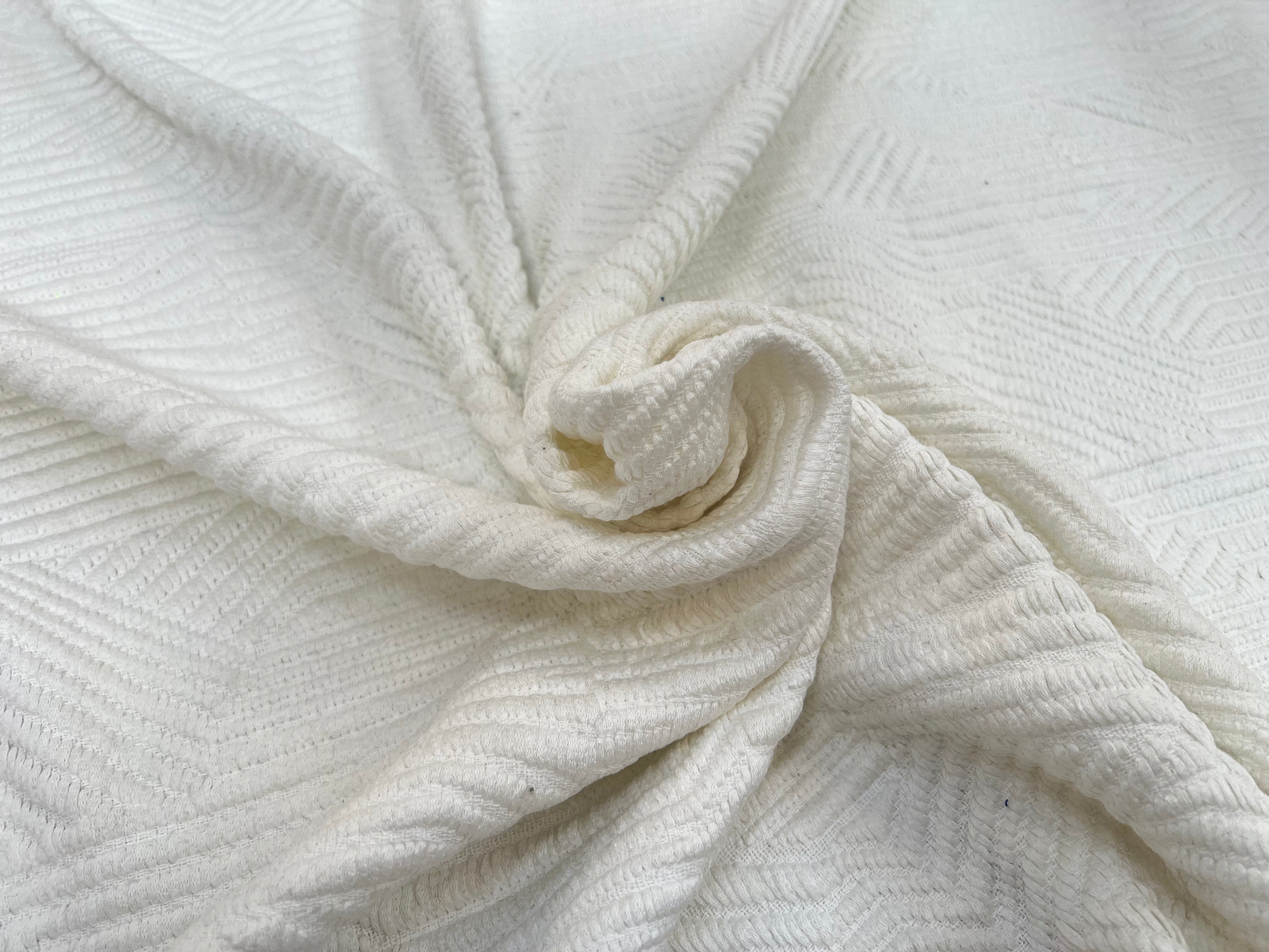 JACQUARD OLYMPIE BLANC - My Little Coupon