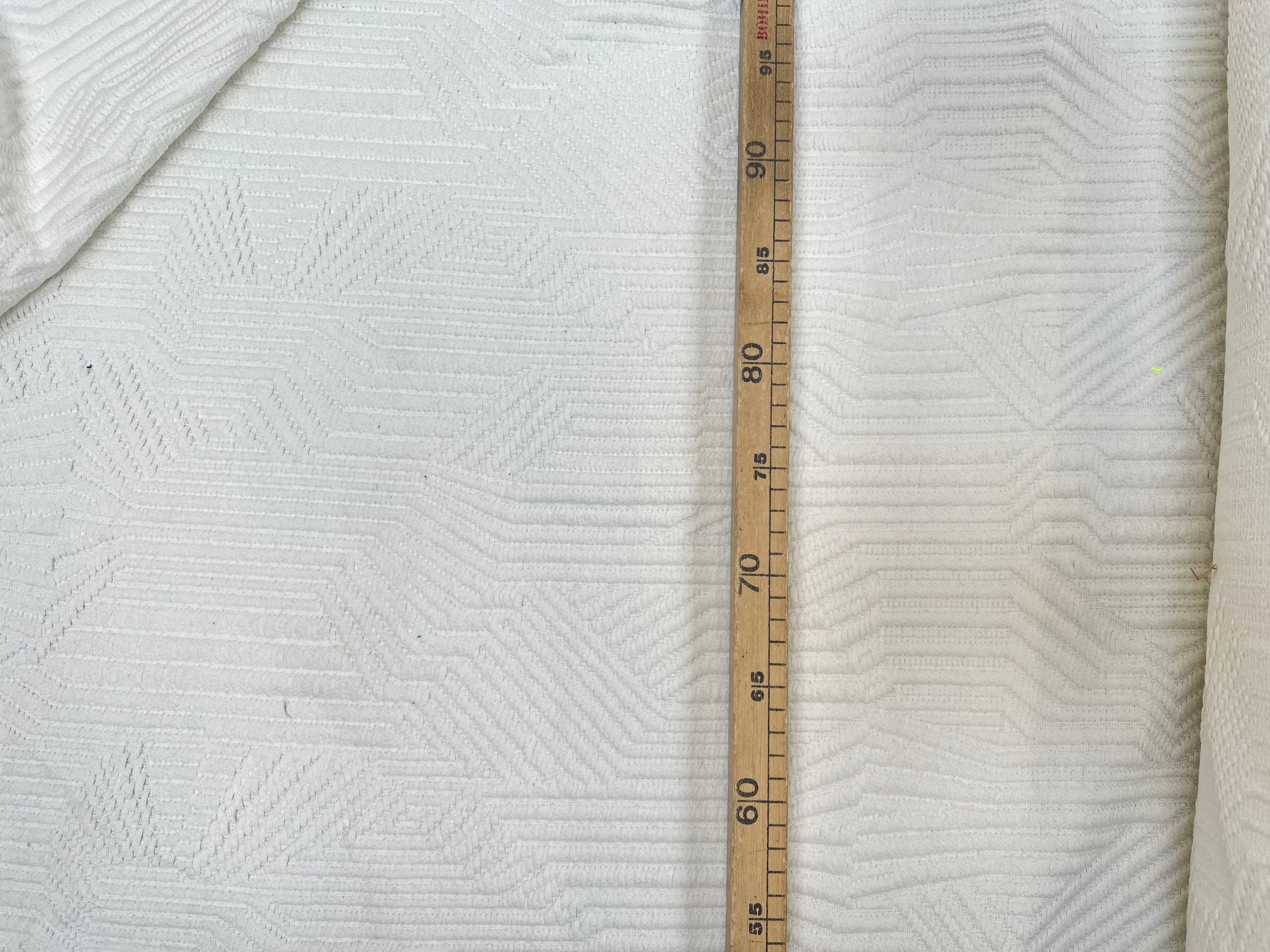 JACQUARD OLYMPIE BLANC - My Little Coupon