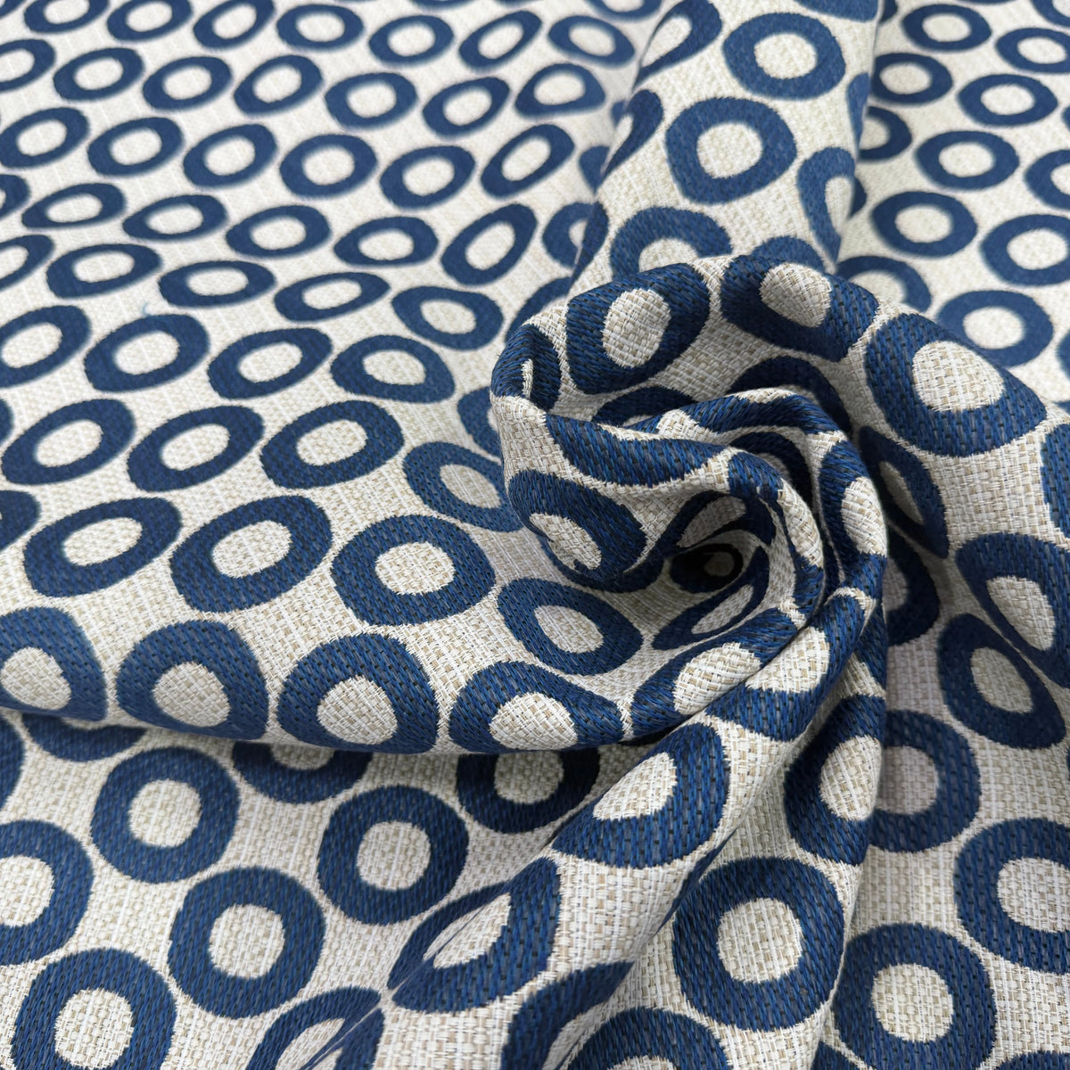 JACQUARD OPALE ALLOVER BLEU 140 CM - My Little Coupon