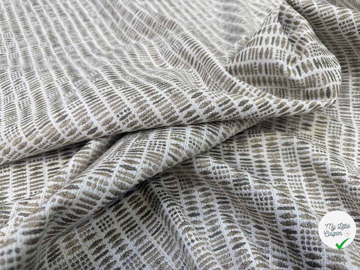 JACQUARD QUINOA ALLOVER COLORIS LIN 140 CM - My Little Coupon