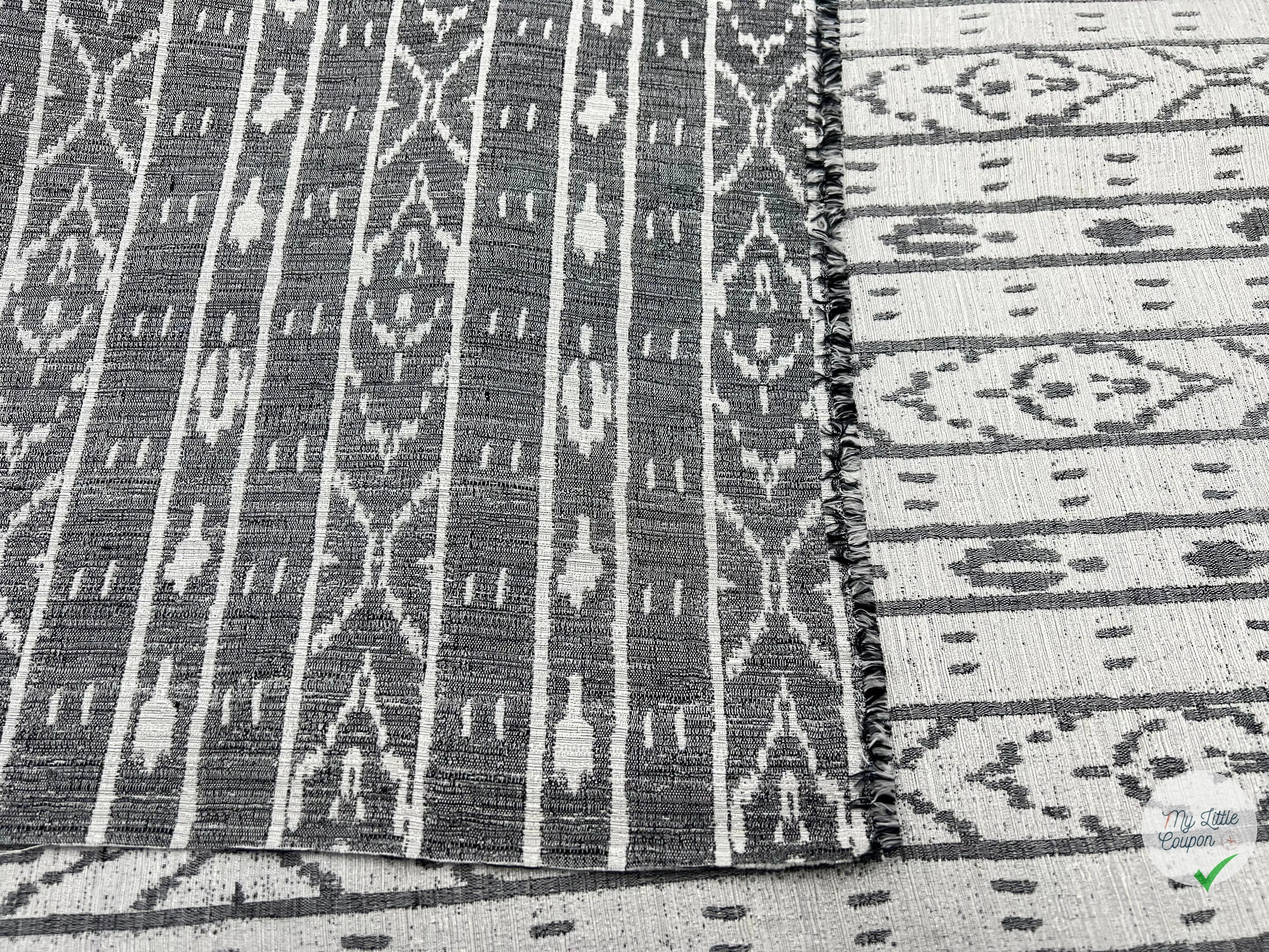 JACQUARD REVERSIBLE ETHNIQUE - My Little Coupon - tissu - coudre