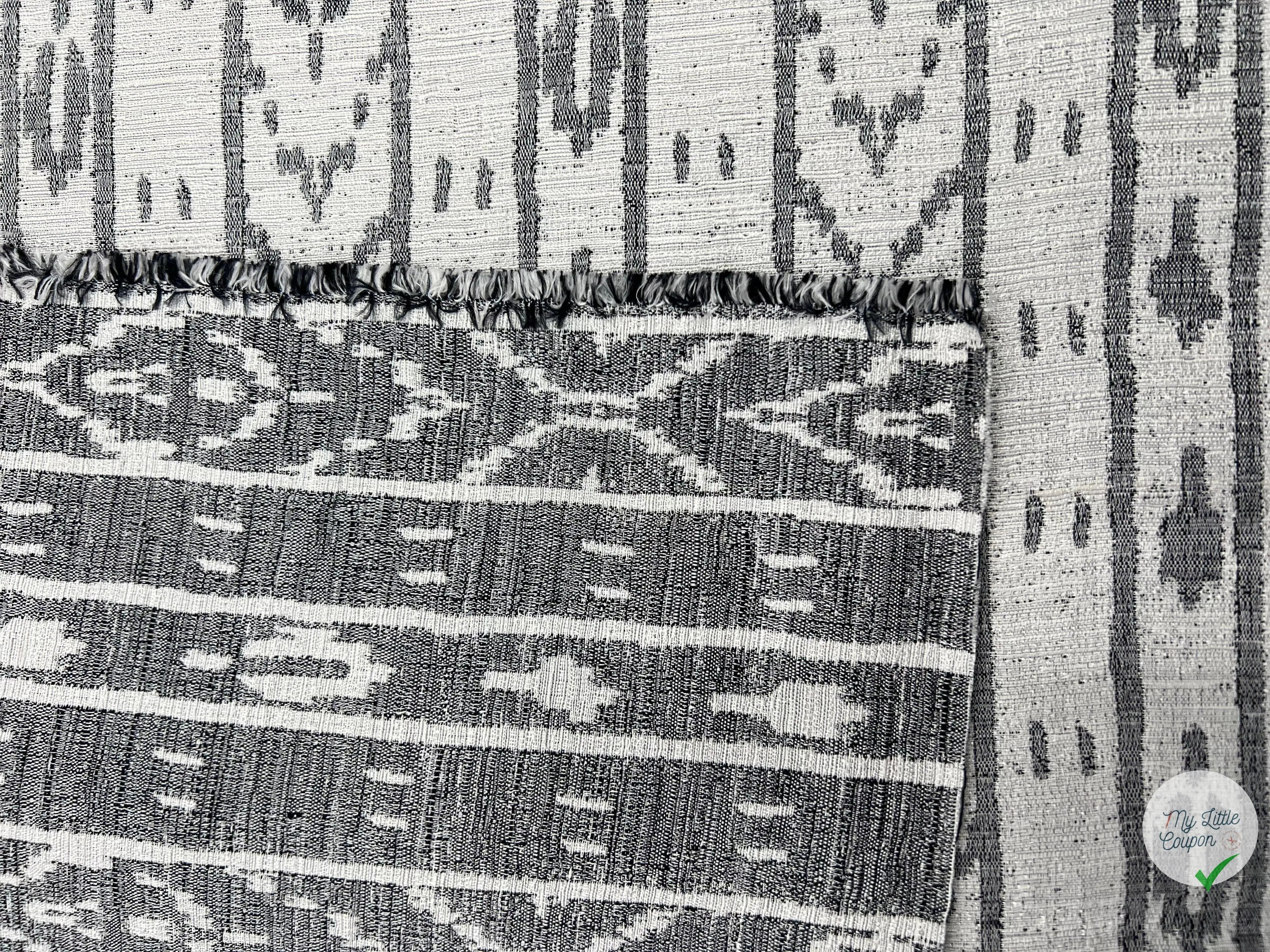 JACQUARD REVERSIBLE ETHNIQUE - My Little Coupon - tissu - coudre