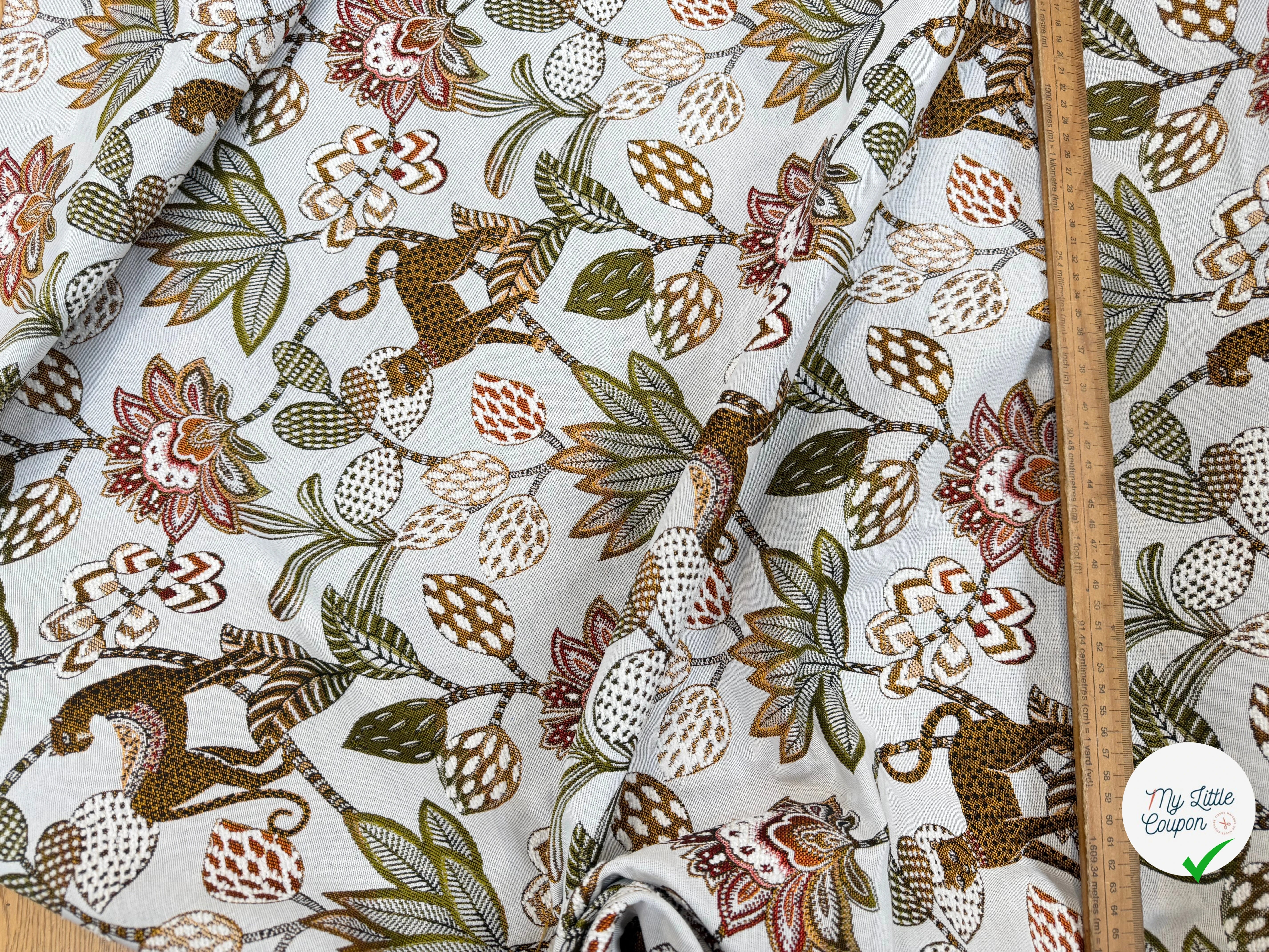 JACQUARD SOLIMAN ALLOVER BLANC 140 CM - My Little Coupon