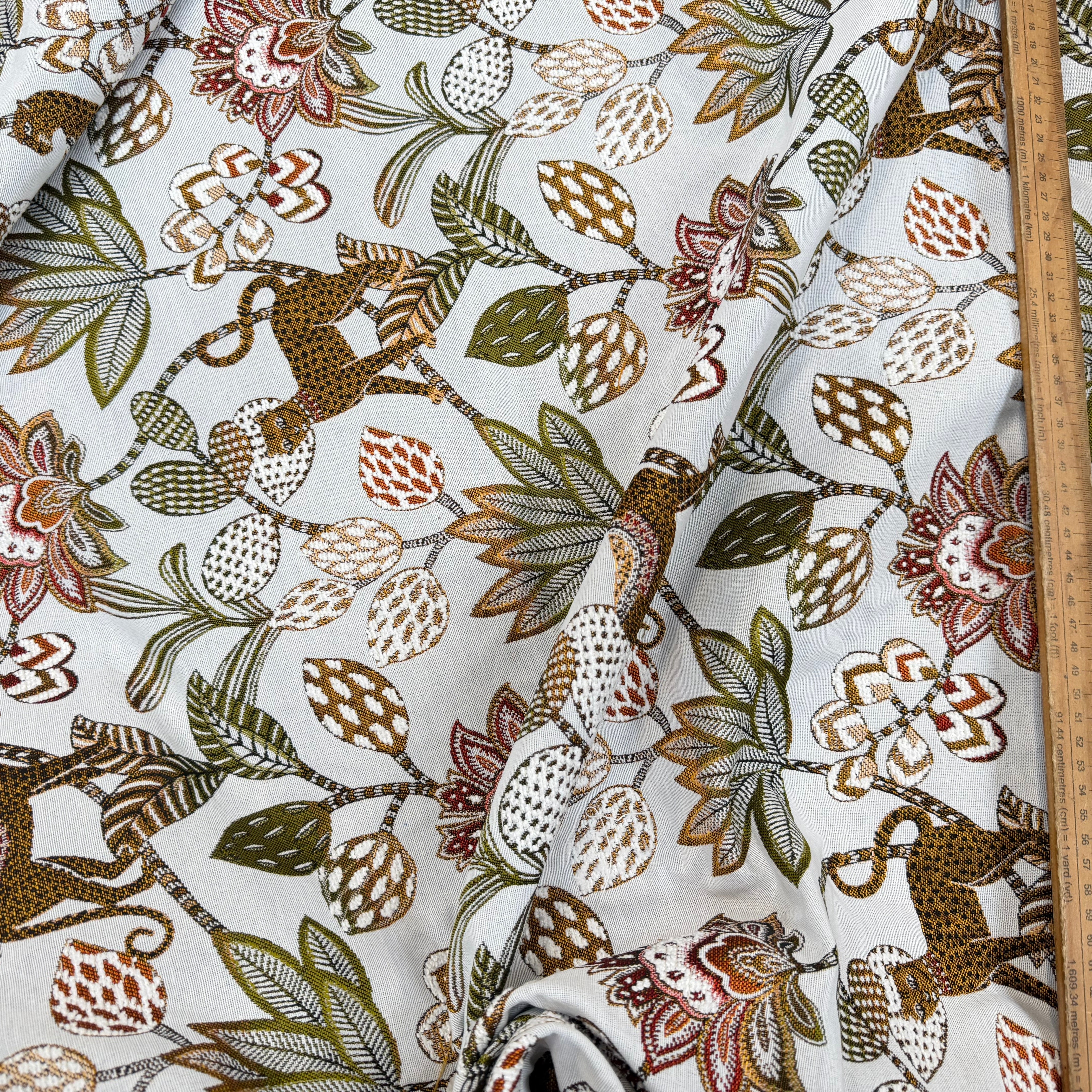 JACQUARD SOLIMAN ALLOVER BLANC 140 CM - My Little Coupon