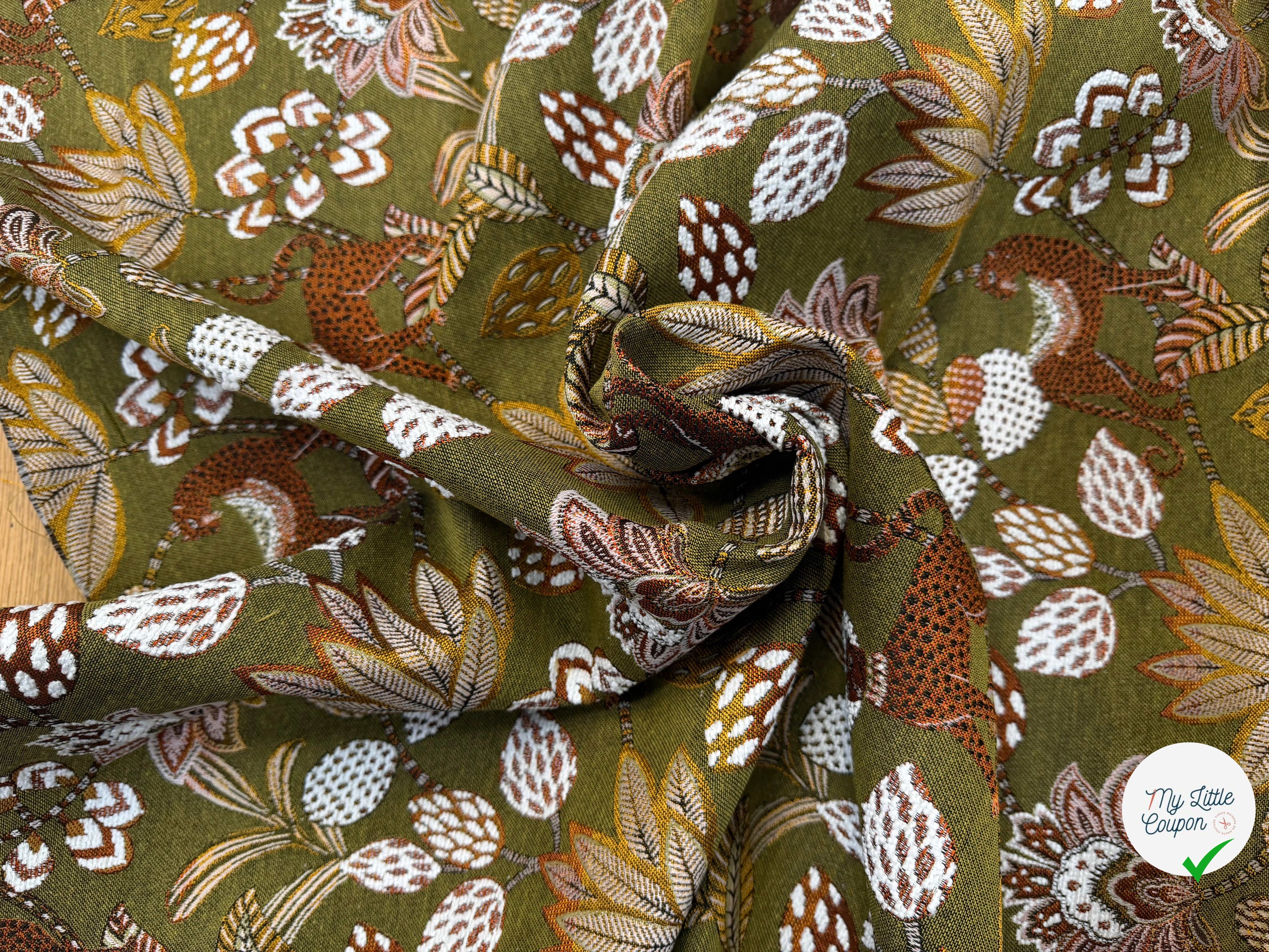 JACQUARD SOLIMAN ALLOVER BRONZE 140 CM - My Little Coupon