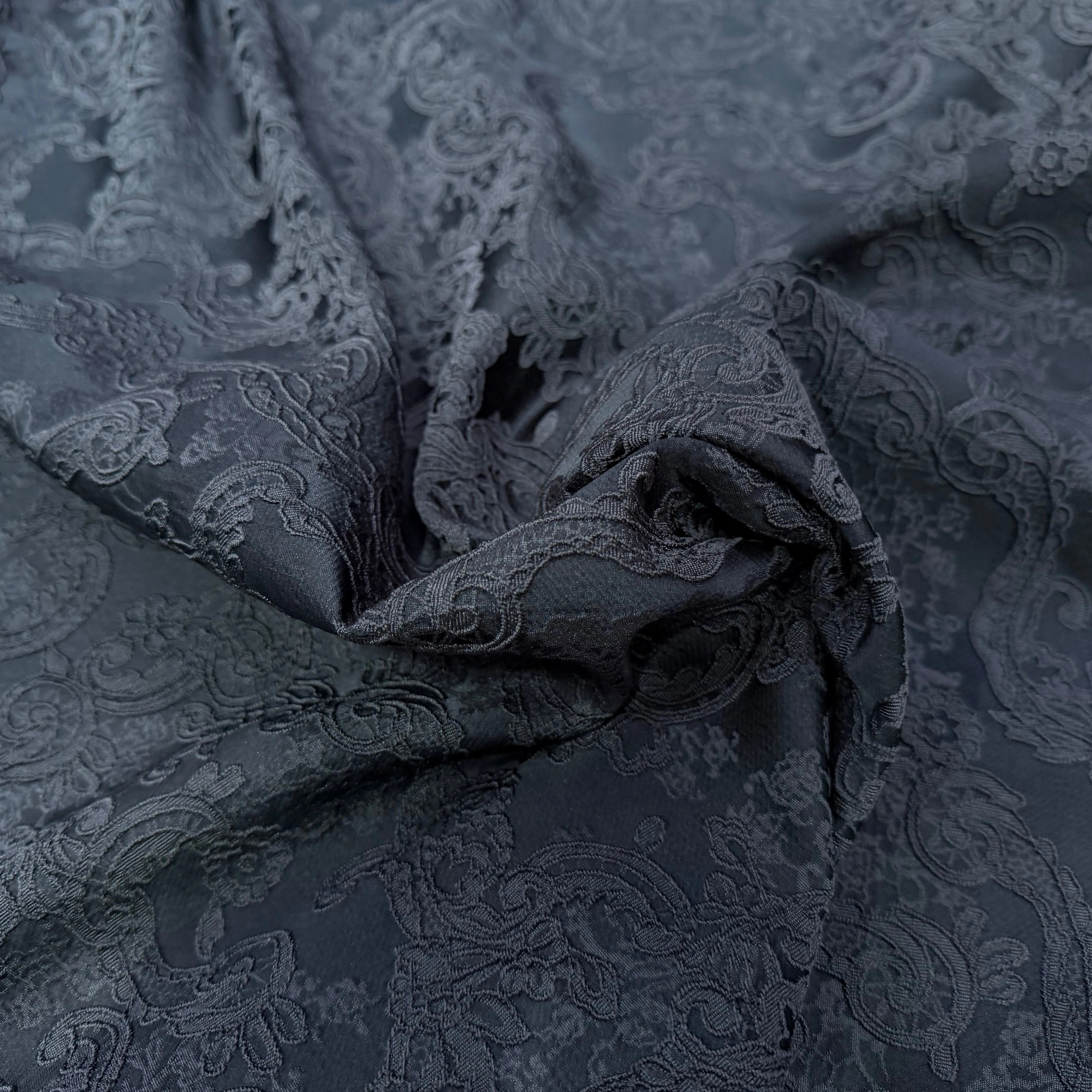 JACQUARD STRETCH CROCHET GRIS ANTHRACTIE - My Little Coupon