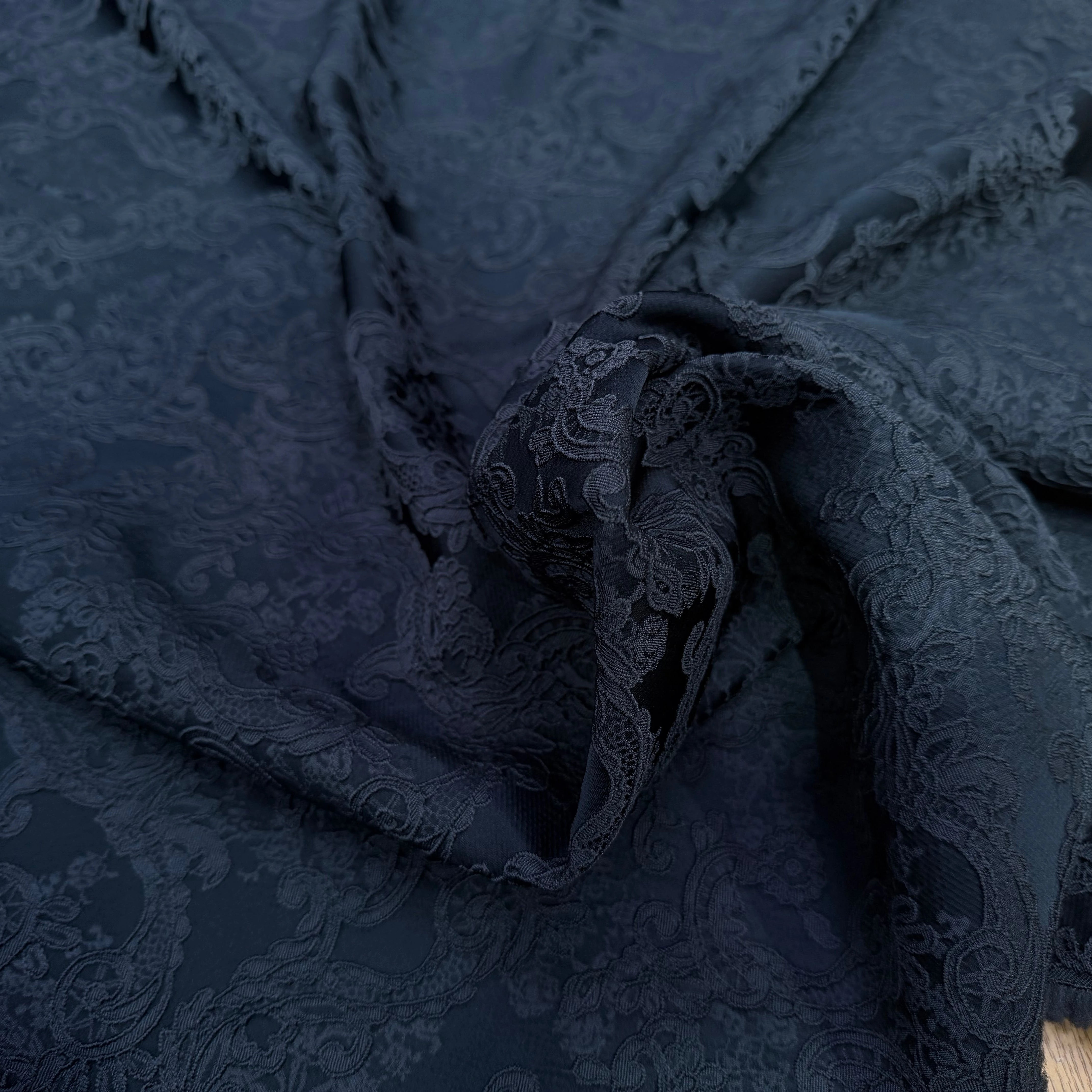 JACQUARD STRETCH CROCHET GRIS ANTHRACTIE - My Little Coupon