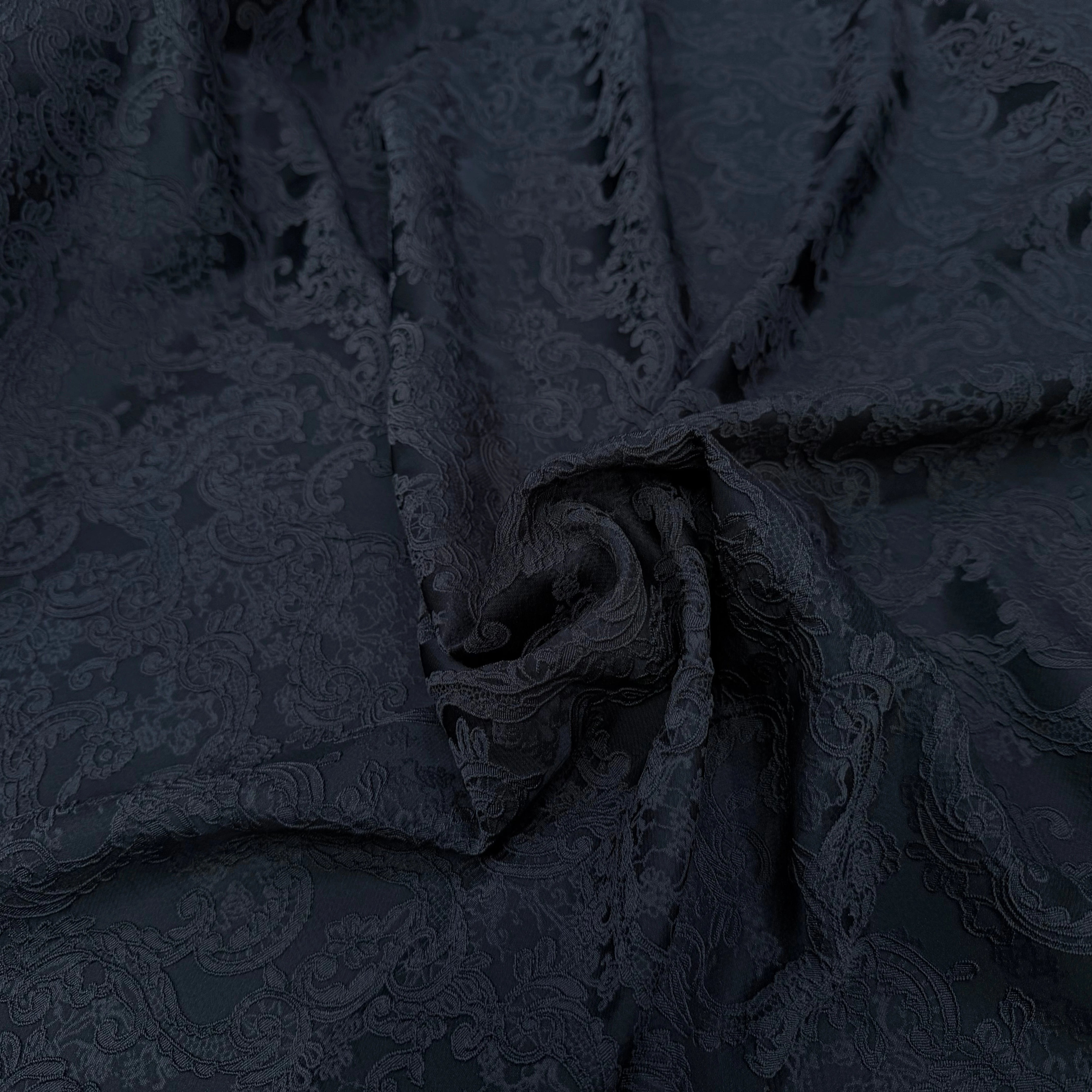 JACQUARD STRETCH CROCHET GRIS ANTHRACTIE - My Little Coupon