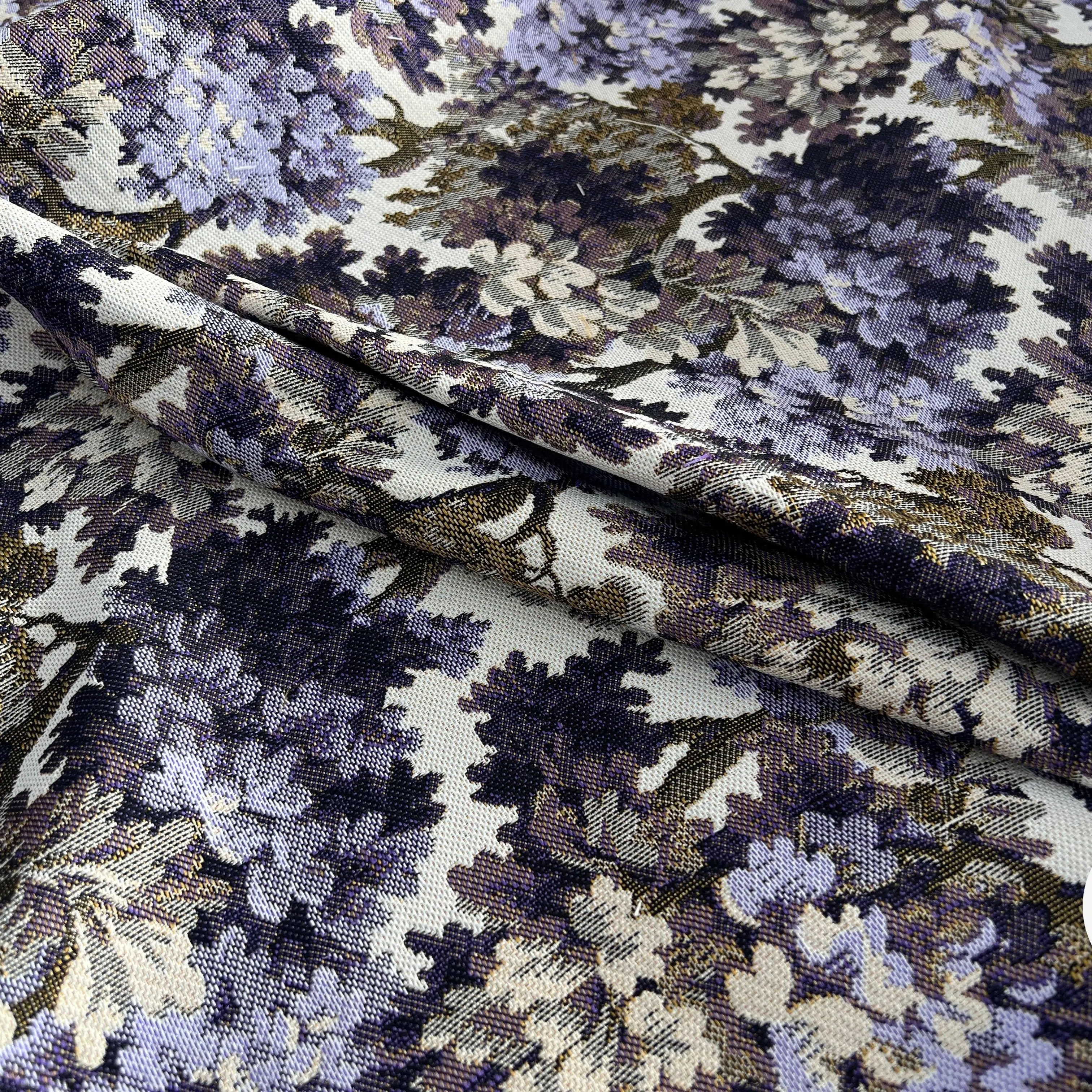 JACQUARD TISSÉ TEINT AUBUSSON ALLOVER VIOLET - My Little Coupon