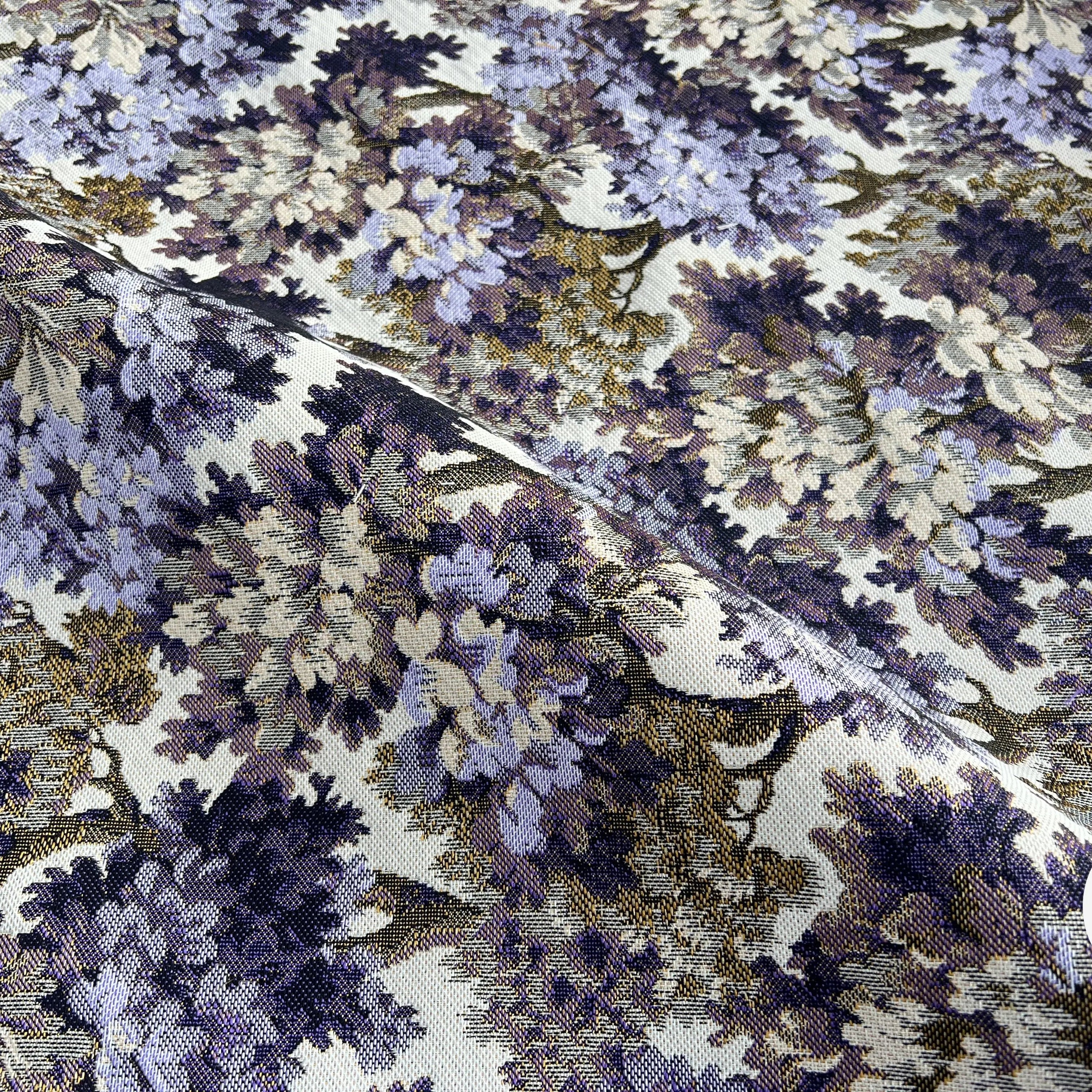JACQUARD TISSÉ TEINT AUBUSSON ALLOVER VIOLET - My Little Coupon