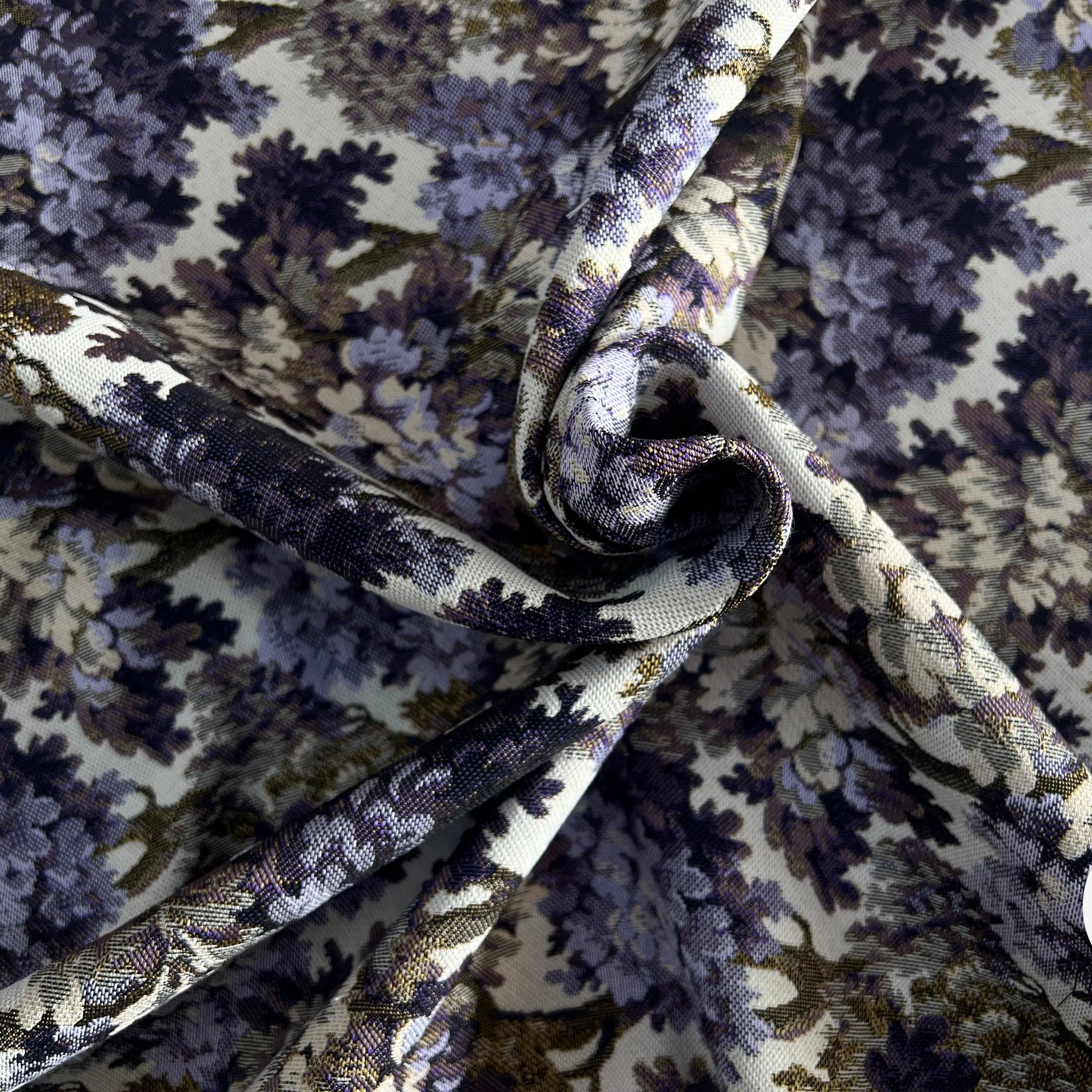 JACQUARD TISSÉ TEINT AUBUSSON ALLOVER VIOLET - My Little Coupon