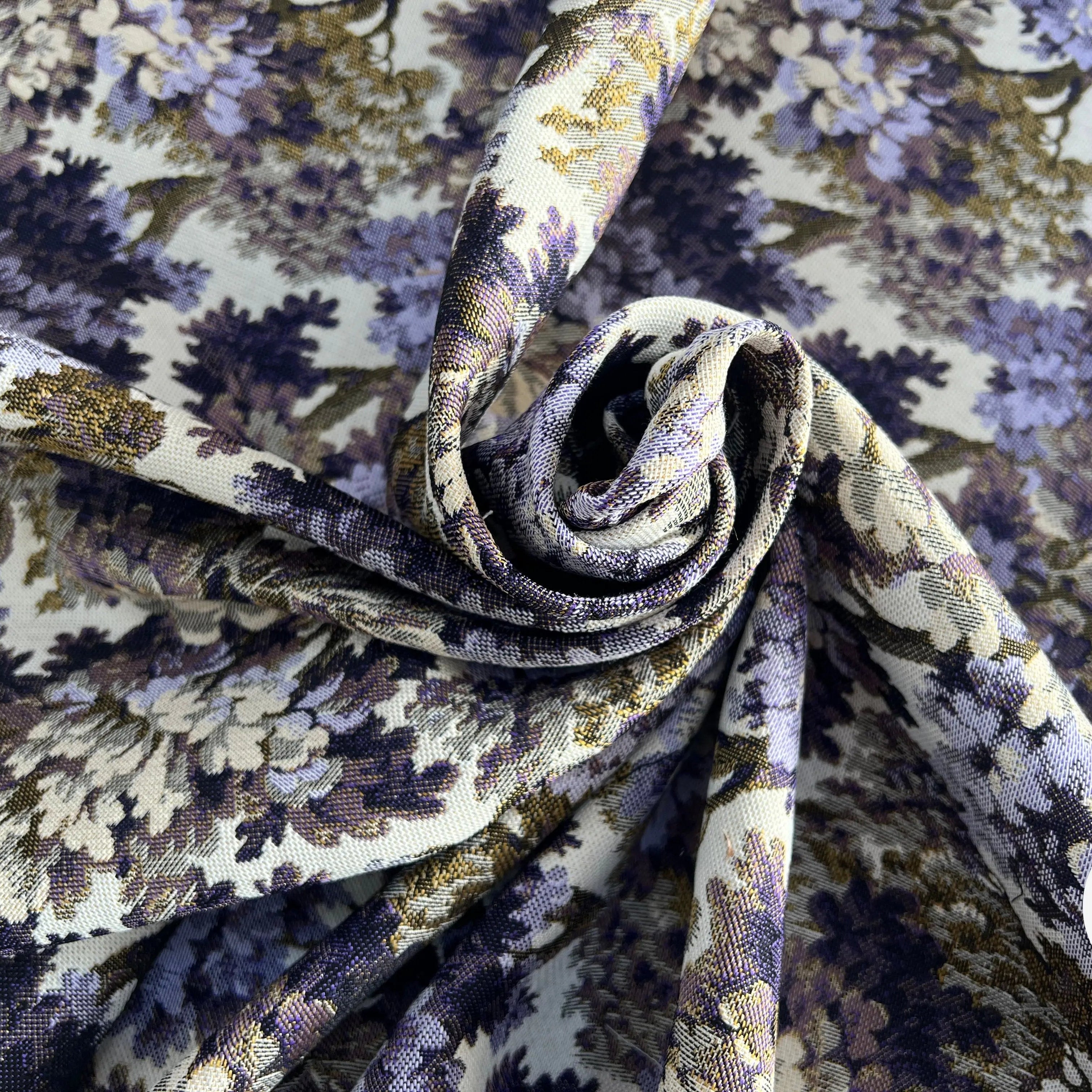 JACQUARD TISSÉ TEINT AUBUSSON ALLOVER VIOLET - My Little Coupon