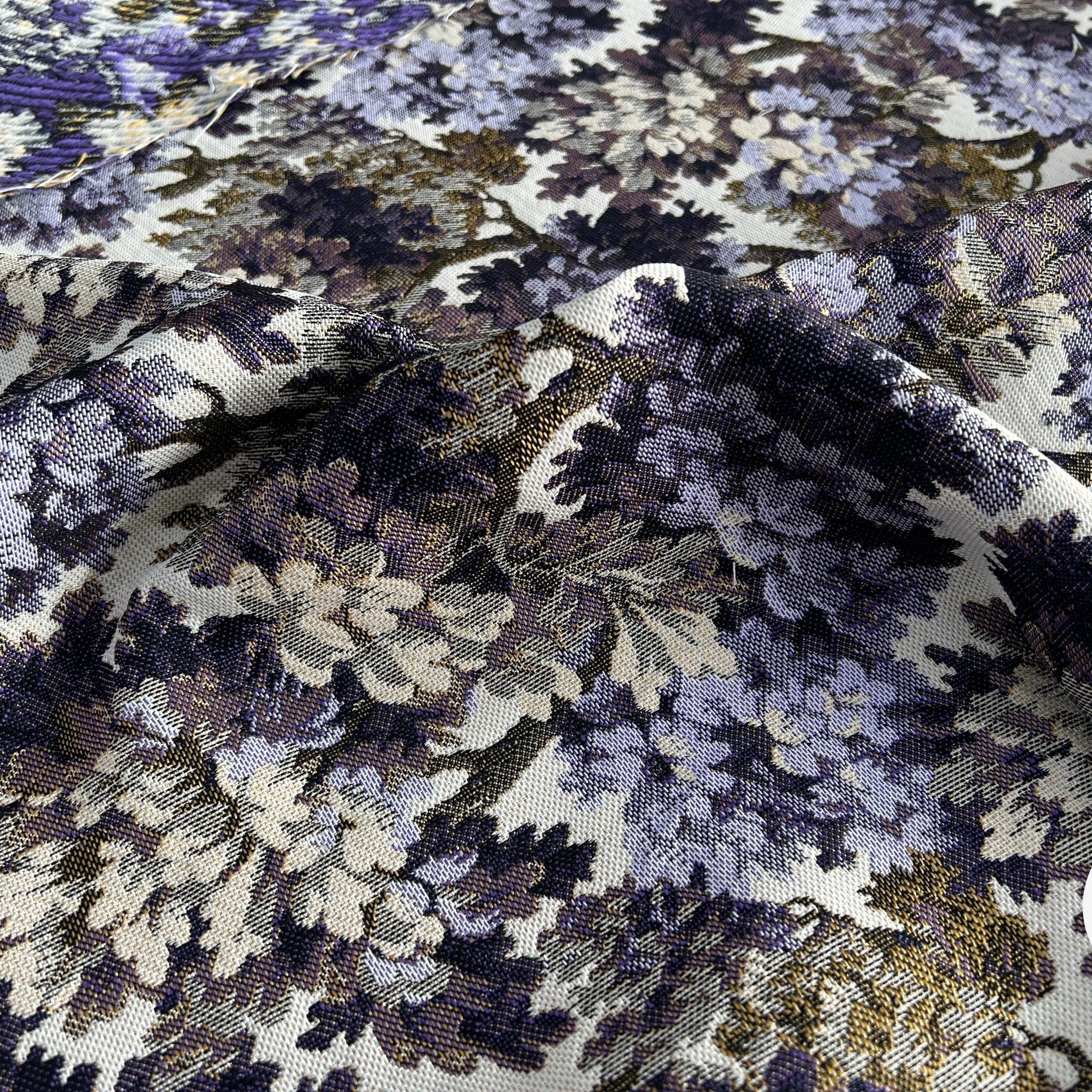 JACQUARD TISSÉ TEINT AUBUSSON ALLOVER VIOLET - My Little Coupon