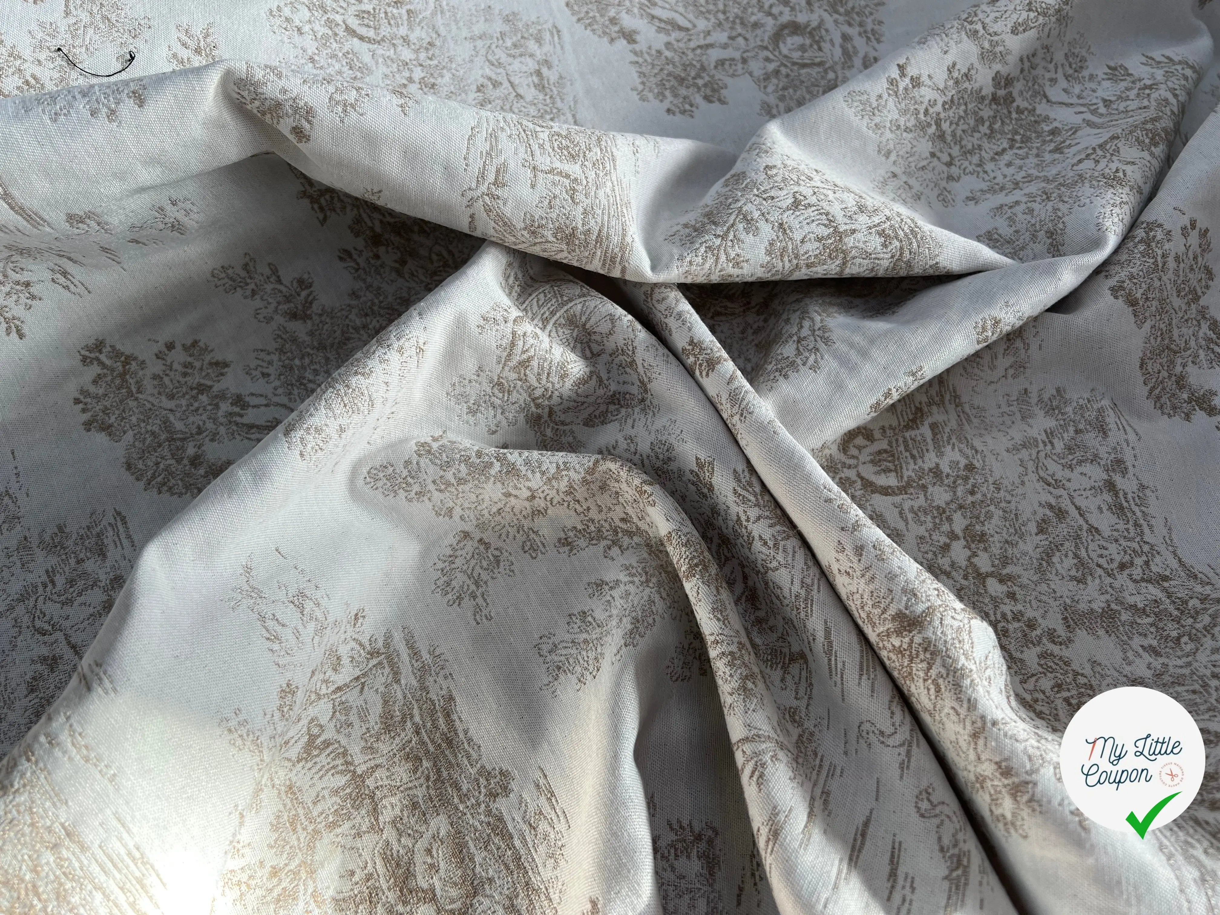 JACQUARD TISSÉ TEINT COLLINE ALLOVER LIN - My Little Coupon