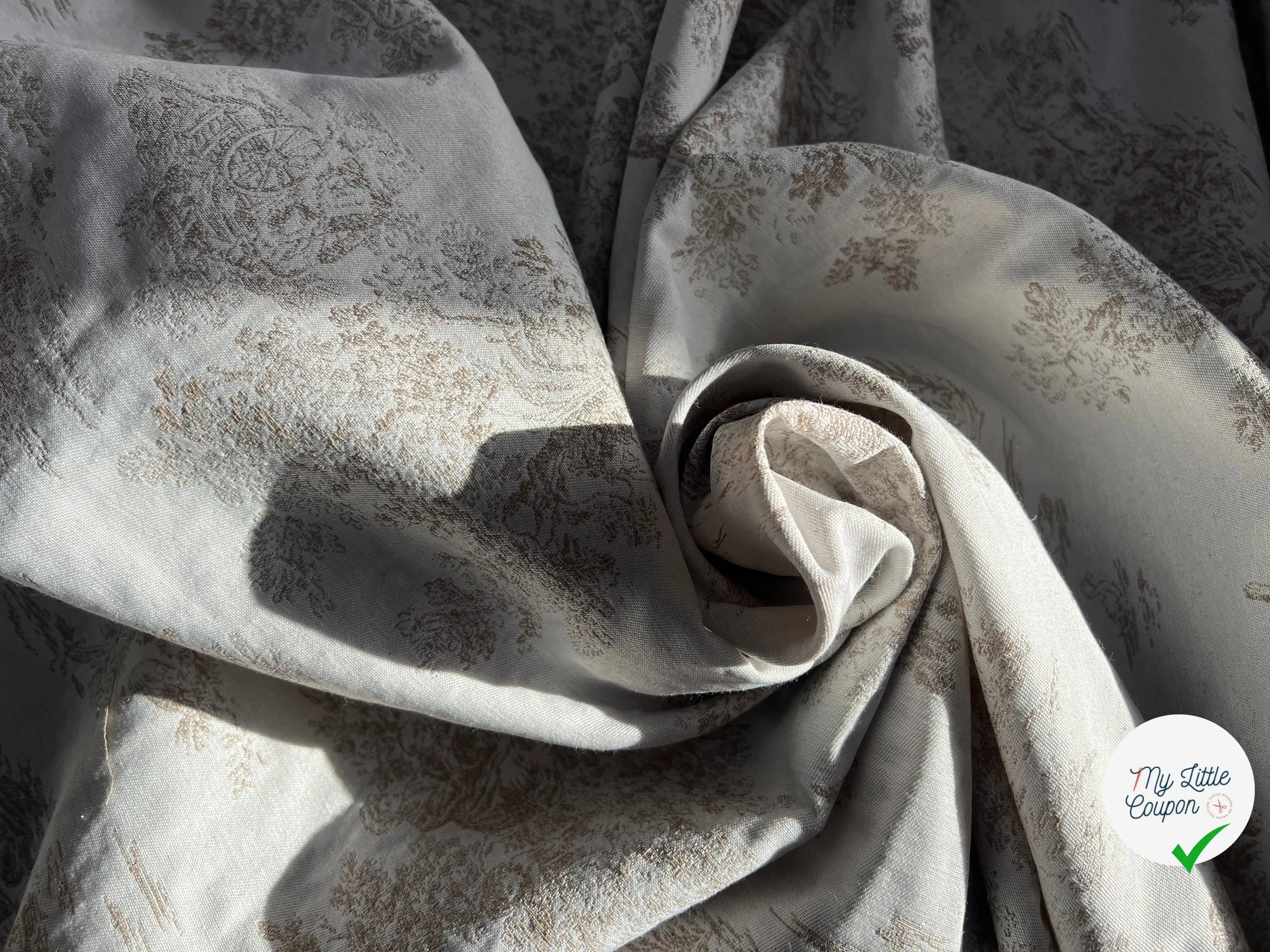 JACQUARD TISSÉ TEINT COLLINE ALLOVER LIN - My Little Coupon