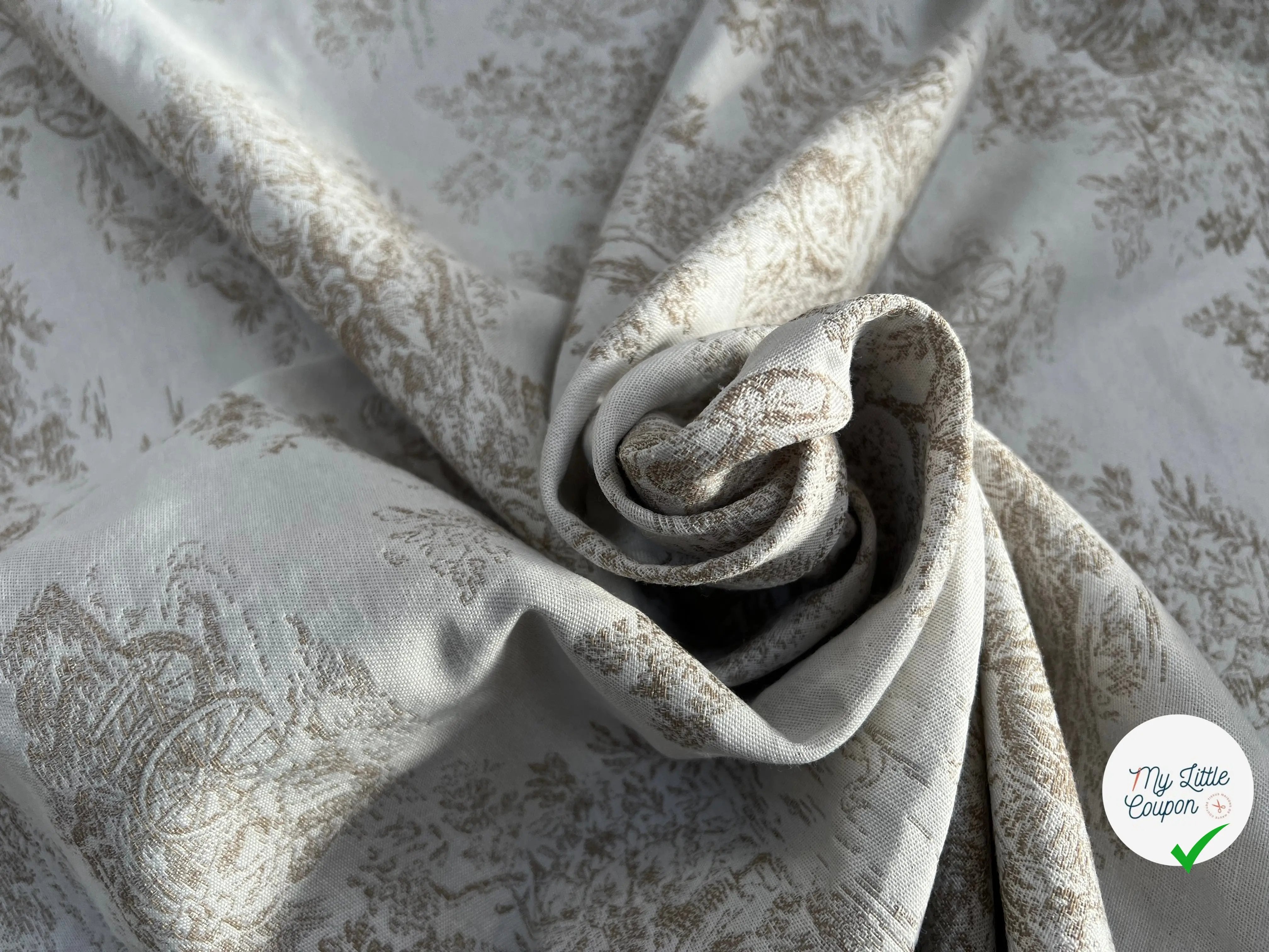 JACQUARD TISSÉ TEINT COLLINE ALLOVER LIN - My Little Coupon