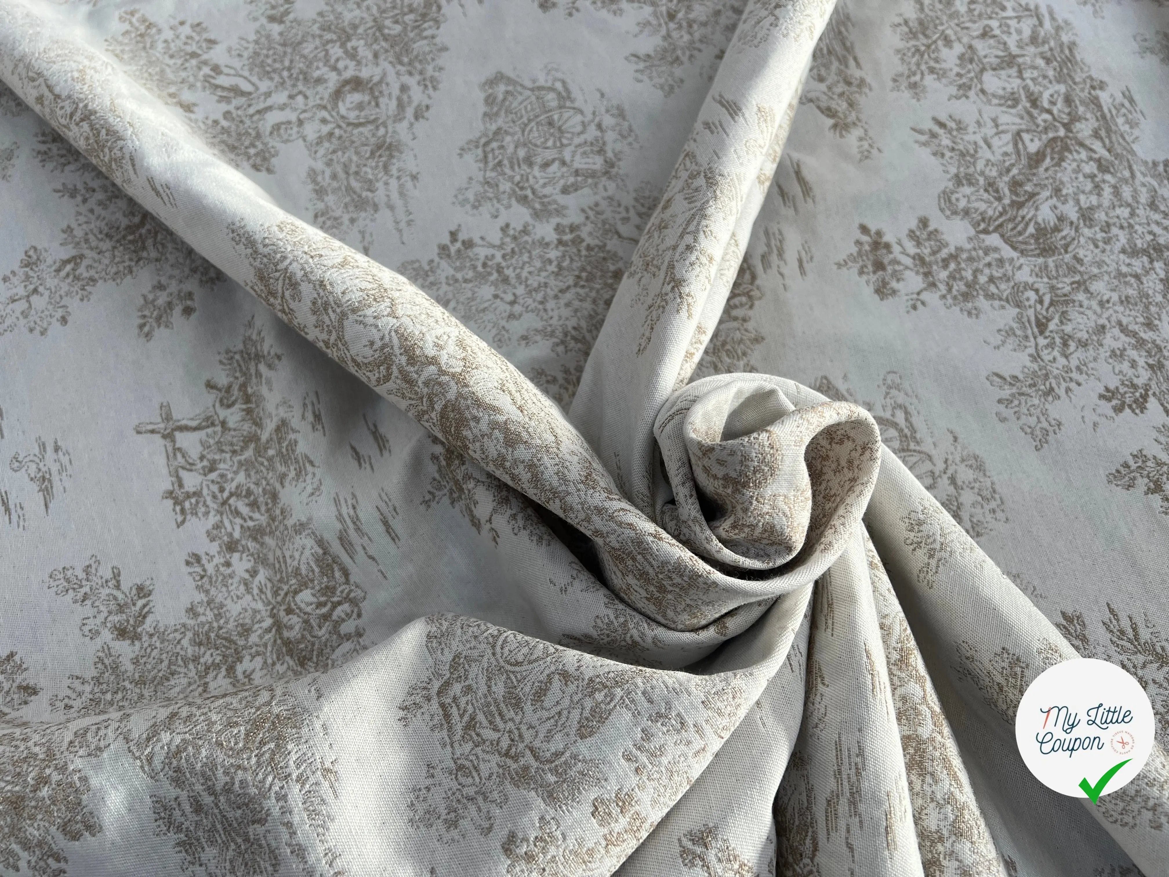 JACQUARD TISSÉ TEINT COLLINE ALLOVER LIN - My Little Coupon