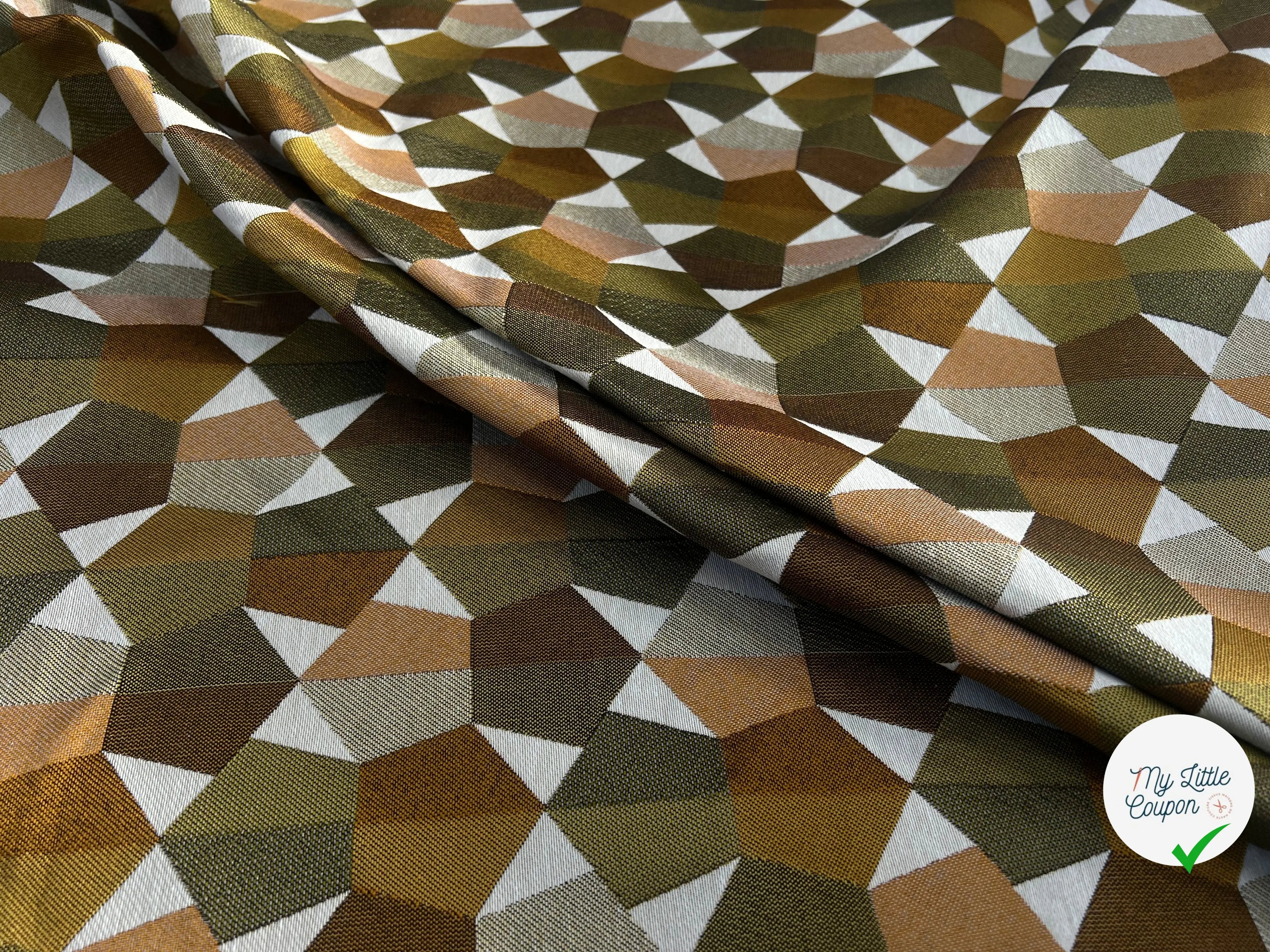 JACQUARD TISSÉ TEINT MUSTANG ALLOVER GOLD - My Little Coupon