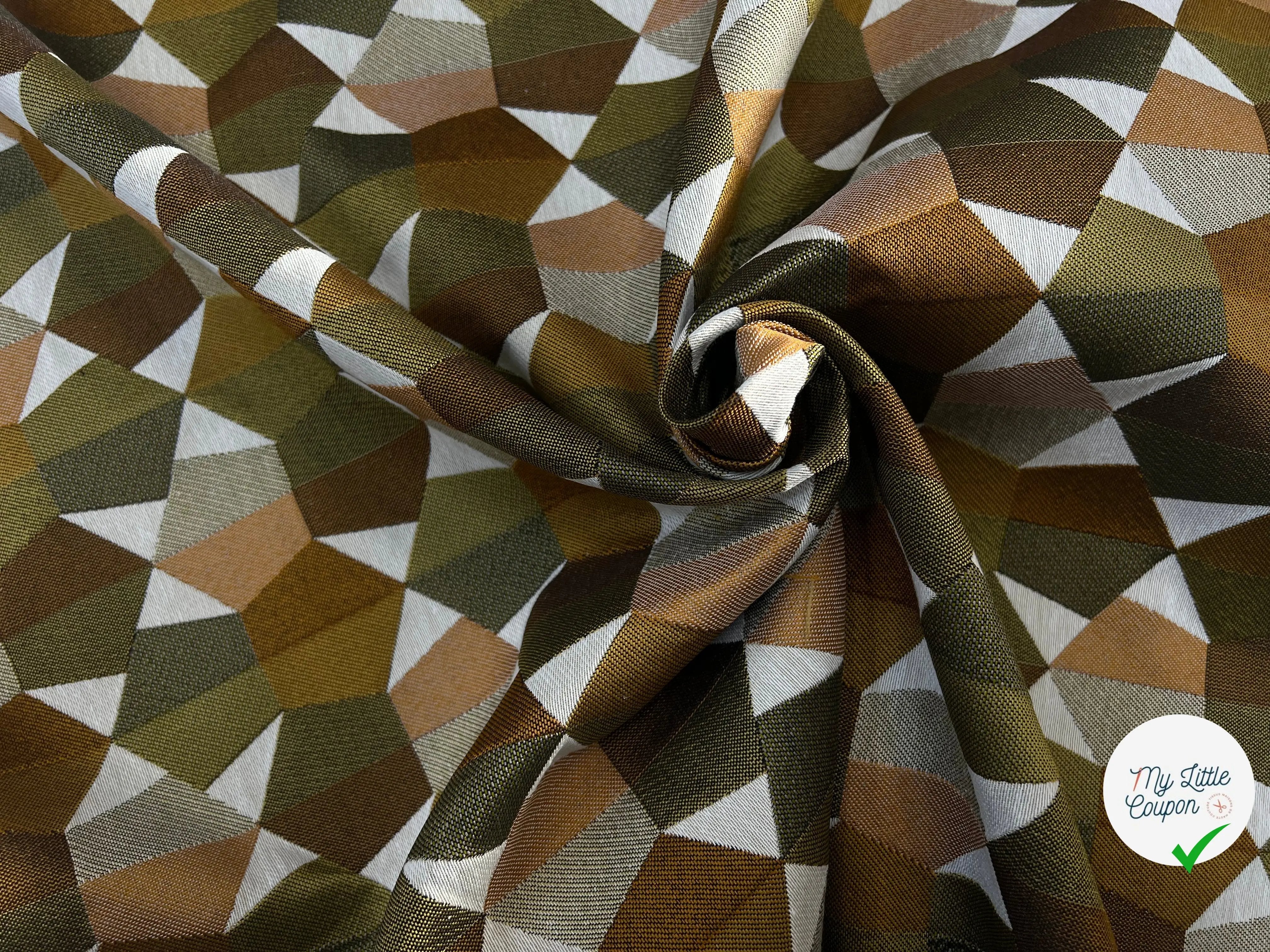 JACQUARD TISSÉ TEINT MUSTANG ALLOVER GOLD - My Little Coupon