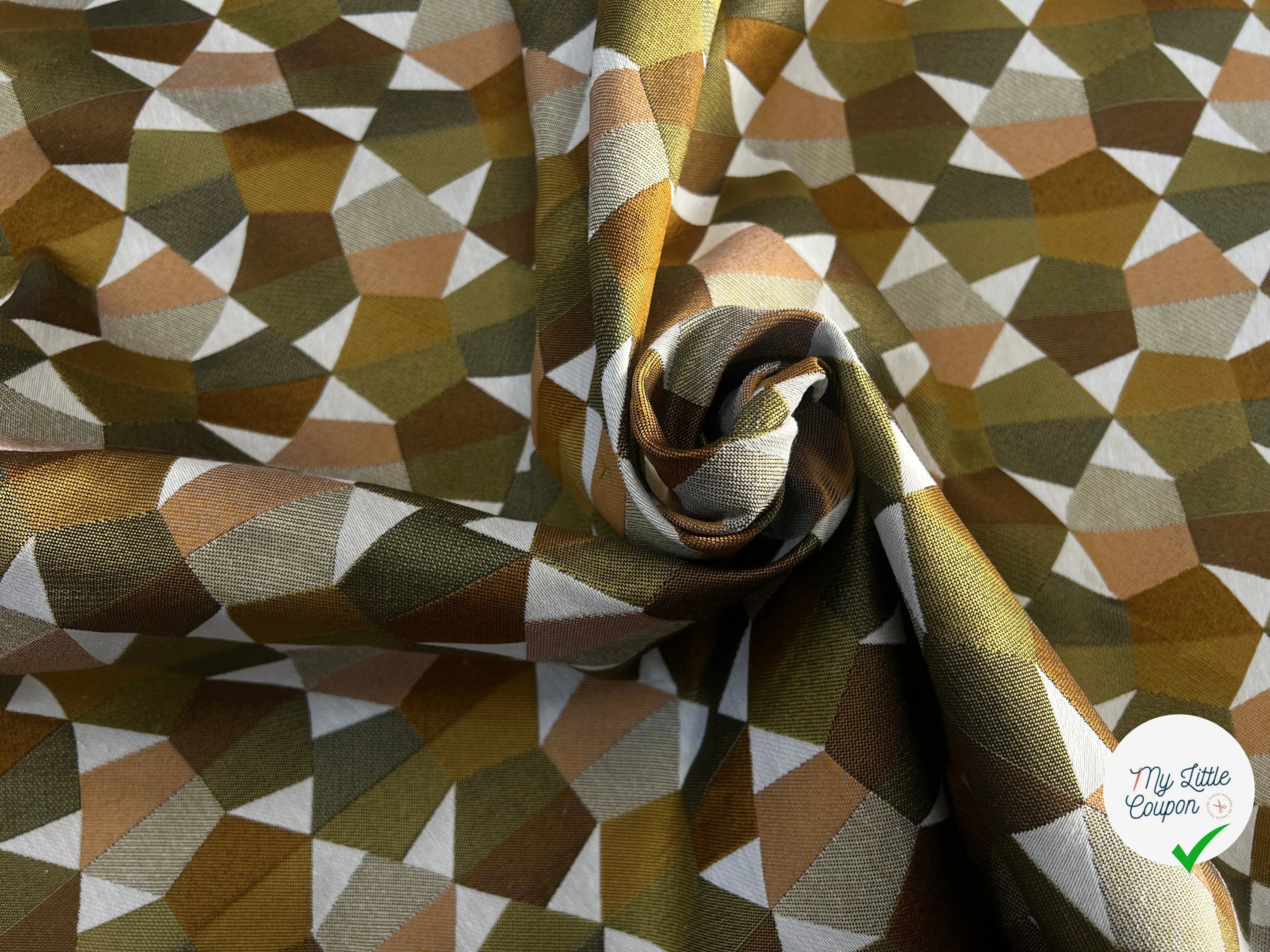 JACQUARD TISSÉ TEINT MUSTANG ALLOVER GOLD - My Little Coupon