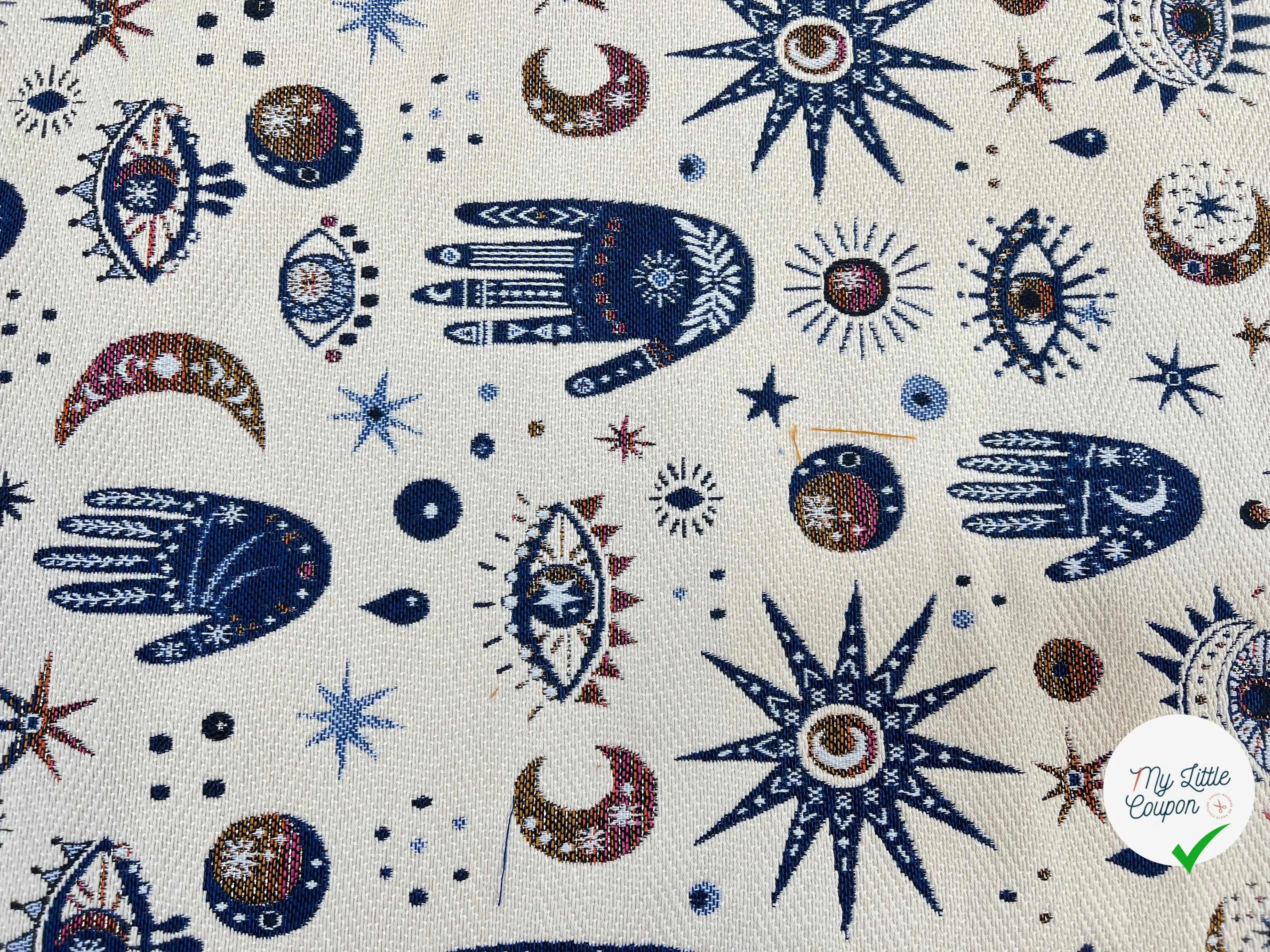 JACQUARD TISSÉ TEINT NAMASTE ALLOVER BLANC - My Little Coupon