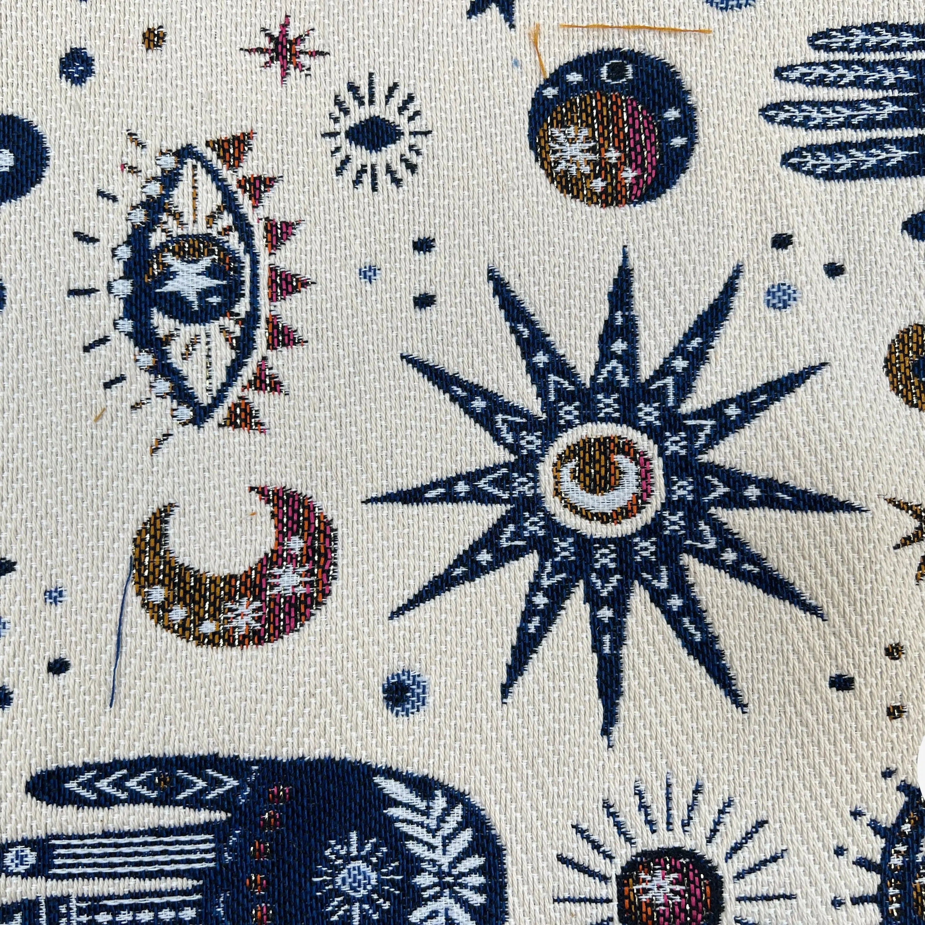 JACQUARD TISSÉ TEINT NAMASTE ALLOVER BLANC - My Little Coupon