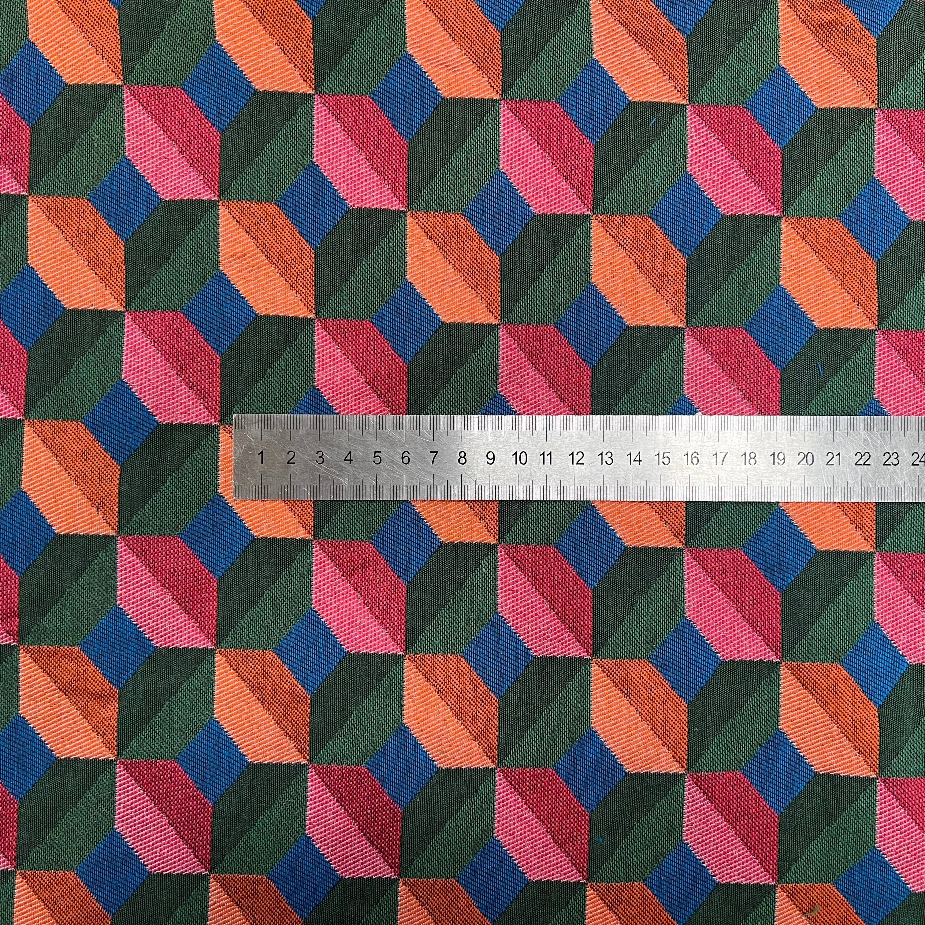 JACQUARD TISSÉ TEINT PAOLA ALLOVER VERT FUCHSIA - My Little Coupon