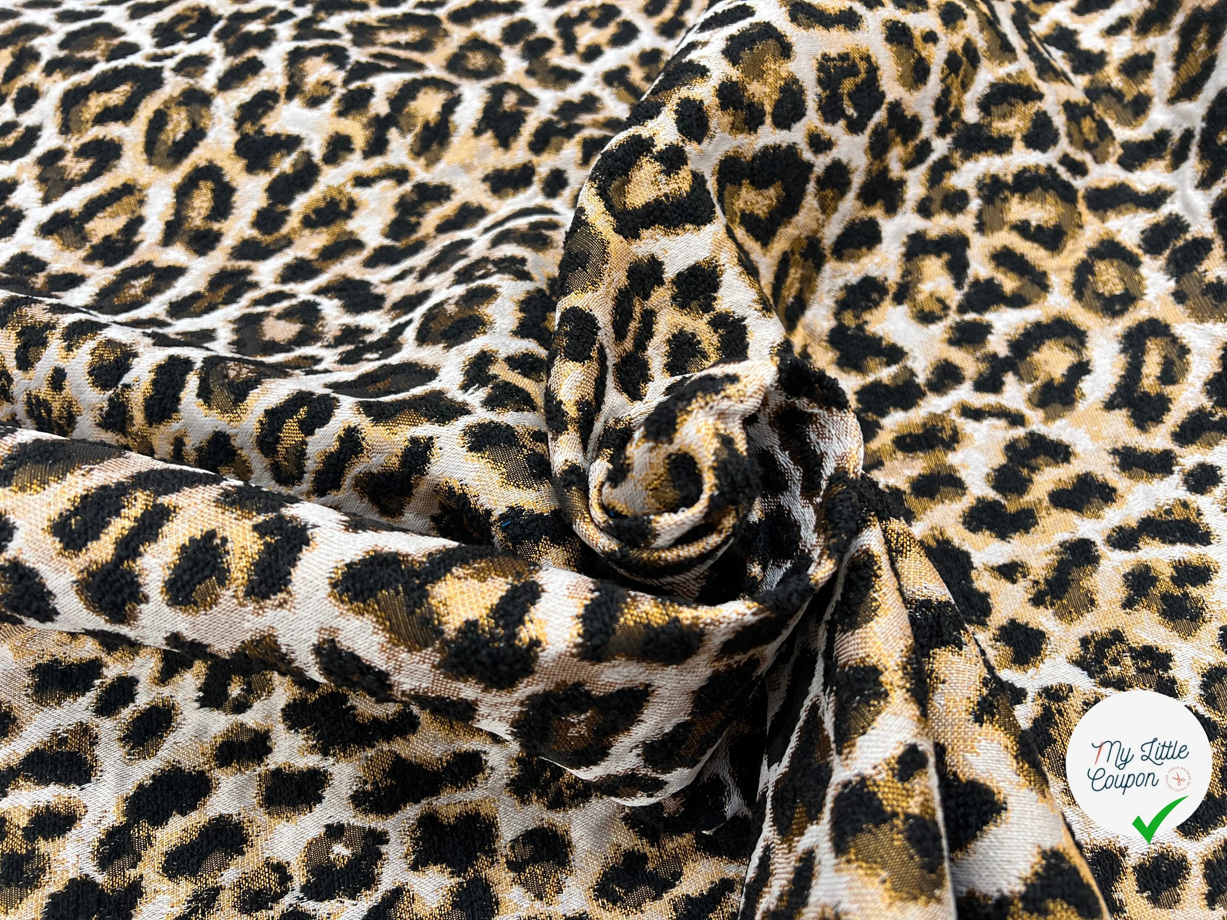 JACQUARD TISSÉ TEINT PELAGE ALL OVER PEANUT - My Little Coupon