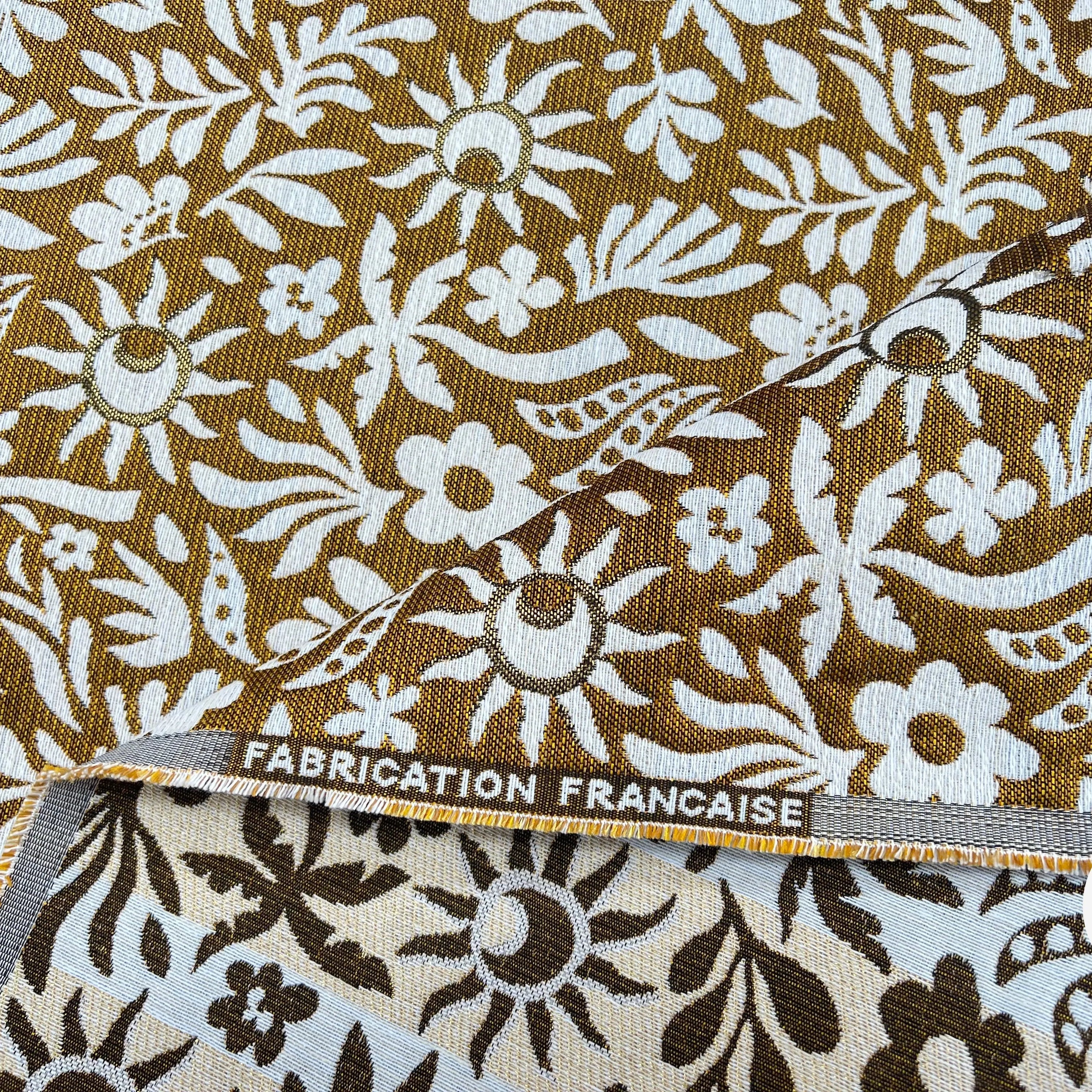 JACQUARD TISSÉ TEINT SUNLIGHT ALLOVER JAUNE - My Little Coupon