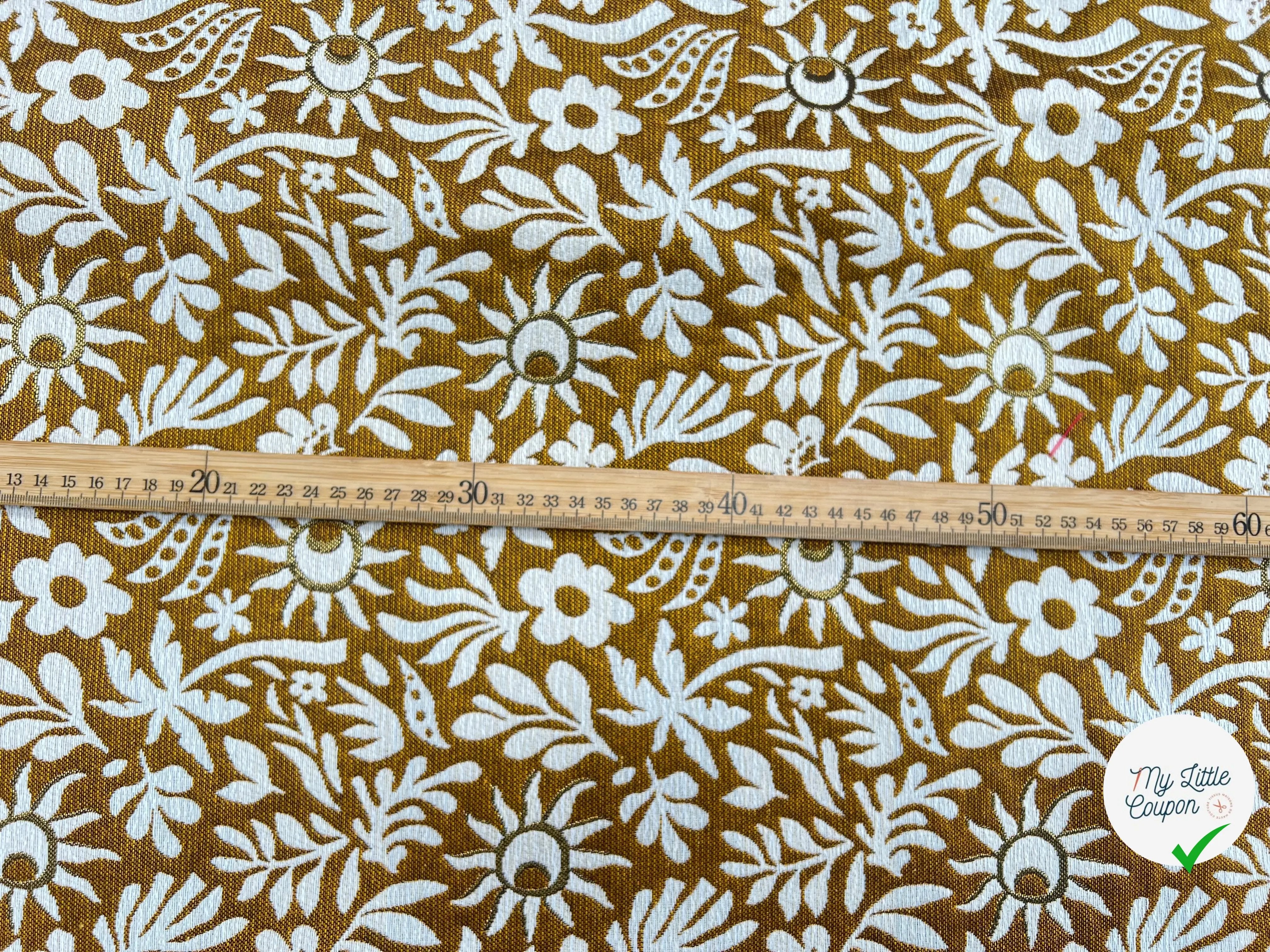 JACQUARD TISSÉ TEINT SUNLIGHT ALLOVER JAUNE - My Little Coupon