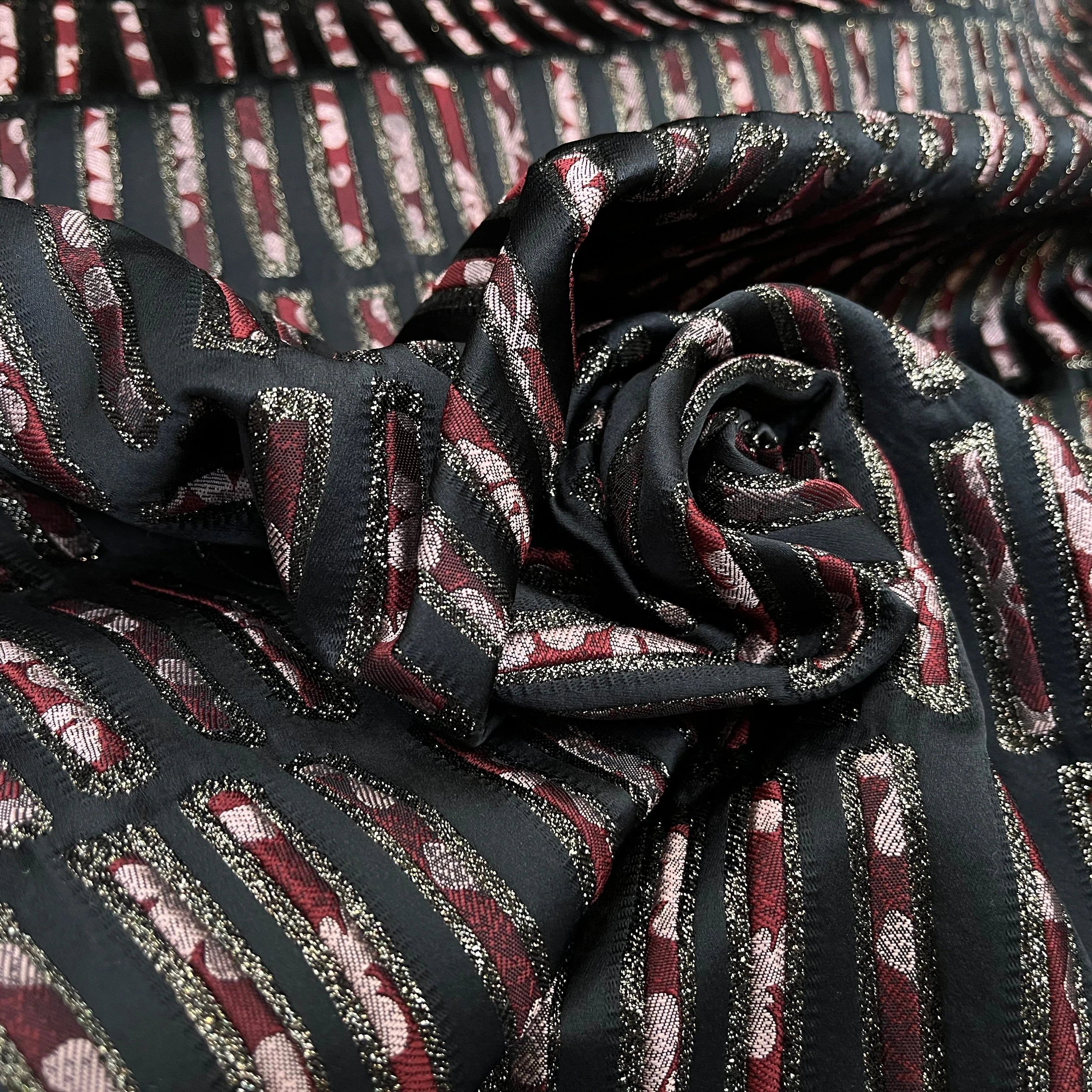 JAQUARD ULTRA CHIC GEOMETRIE VIOLET - My Little Coupon