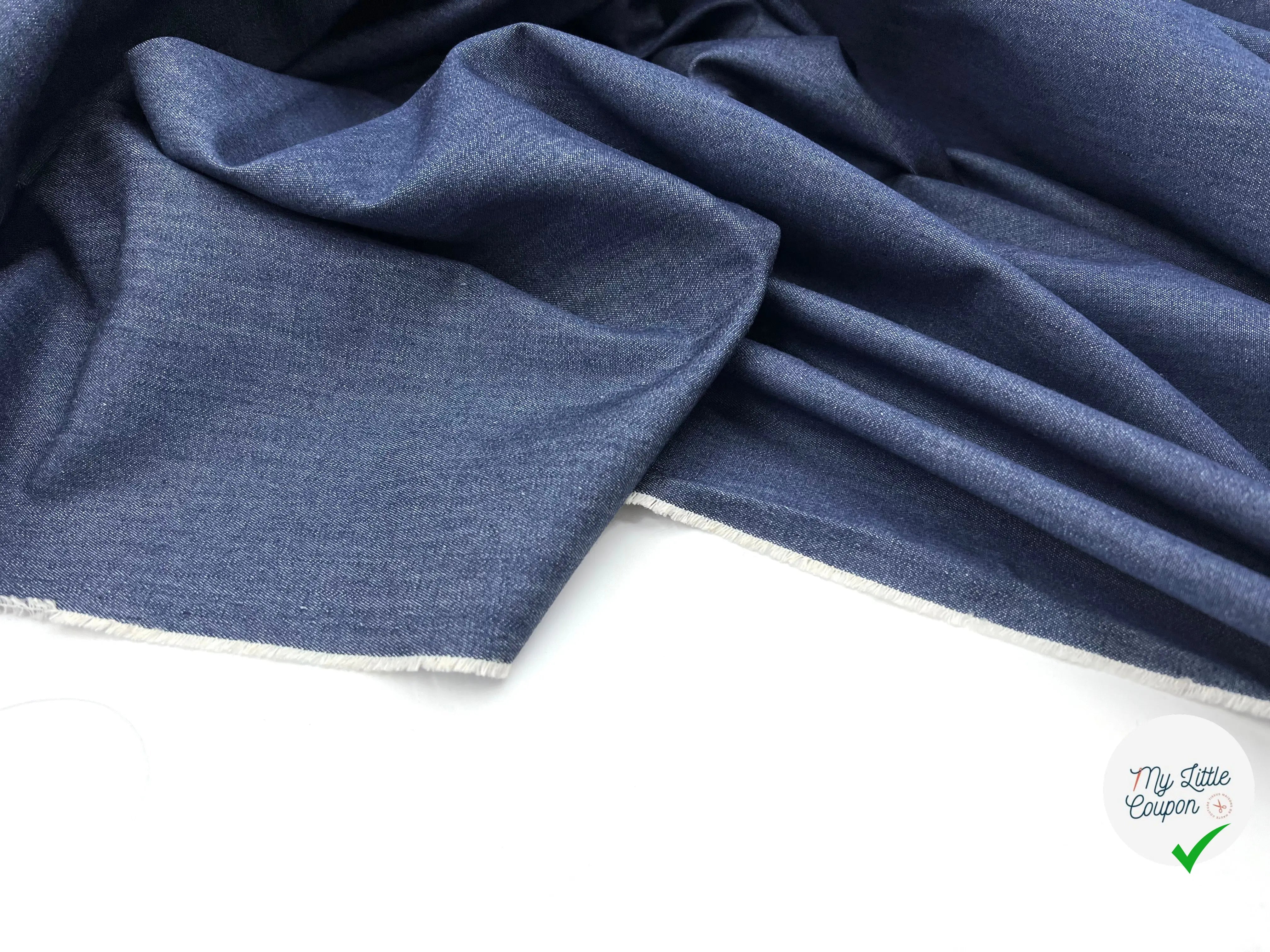 JEAN CHEMISE BLEU - My Little Coupon - tissu - coudre