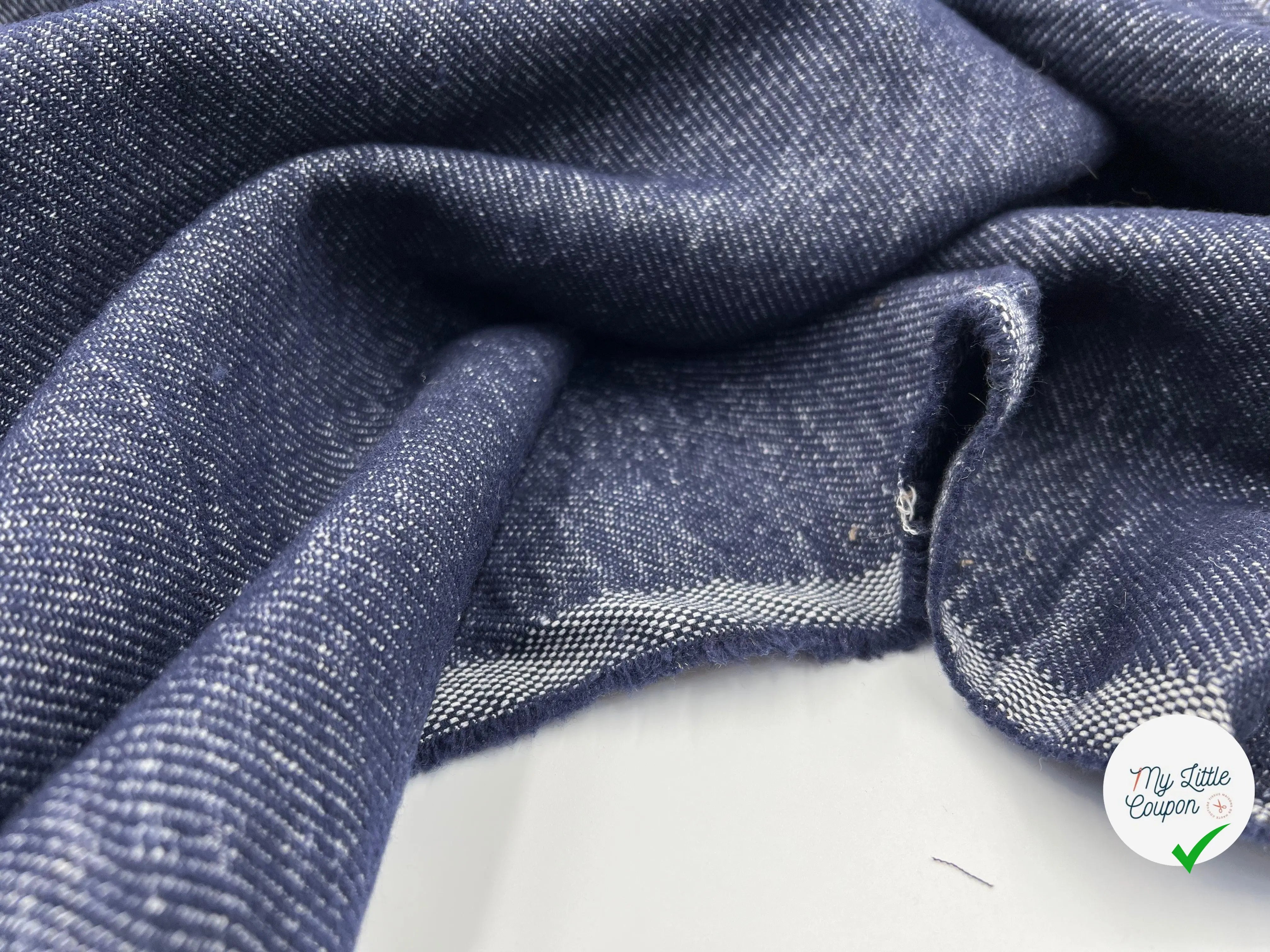 JEAN DE LAINE INDIGO - My Little Coupon - tissu - coudre