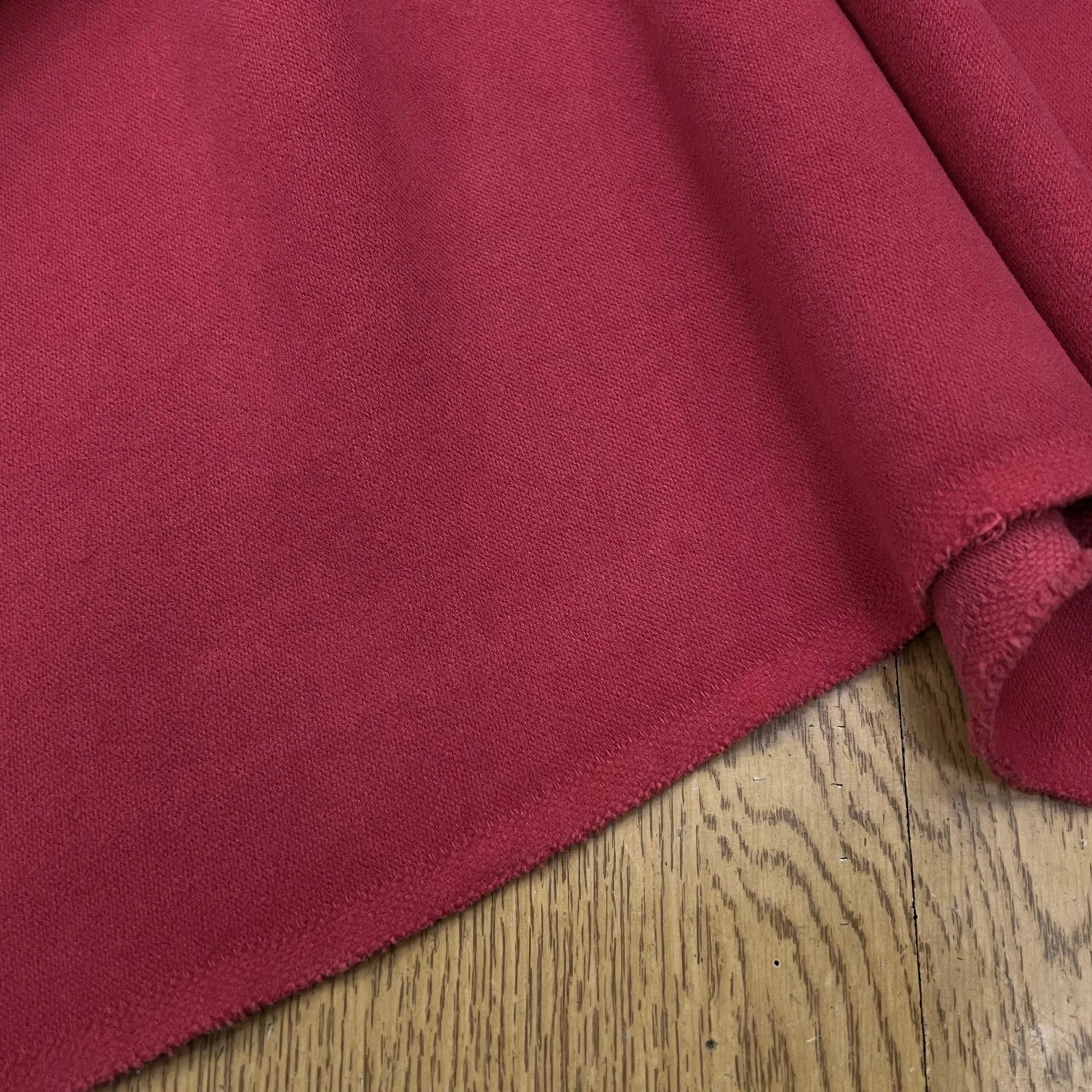 JEAN DENIM GRATTÉ RASPBERRY EFFET DUVETEUX - My Little Coupon