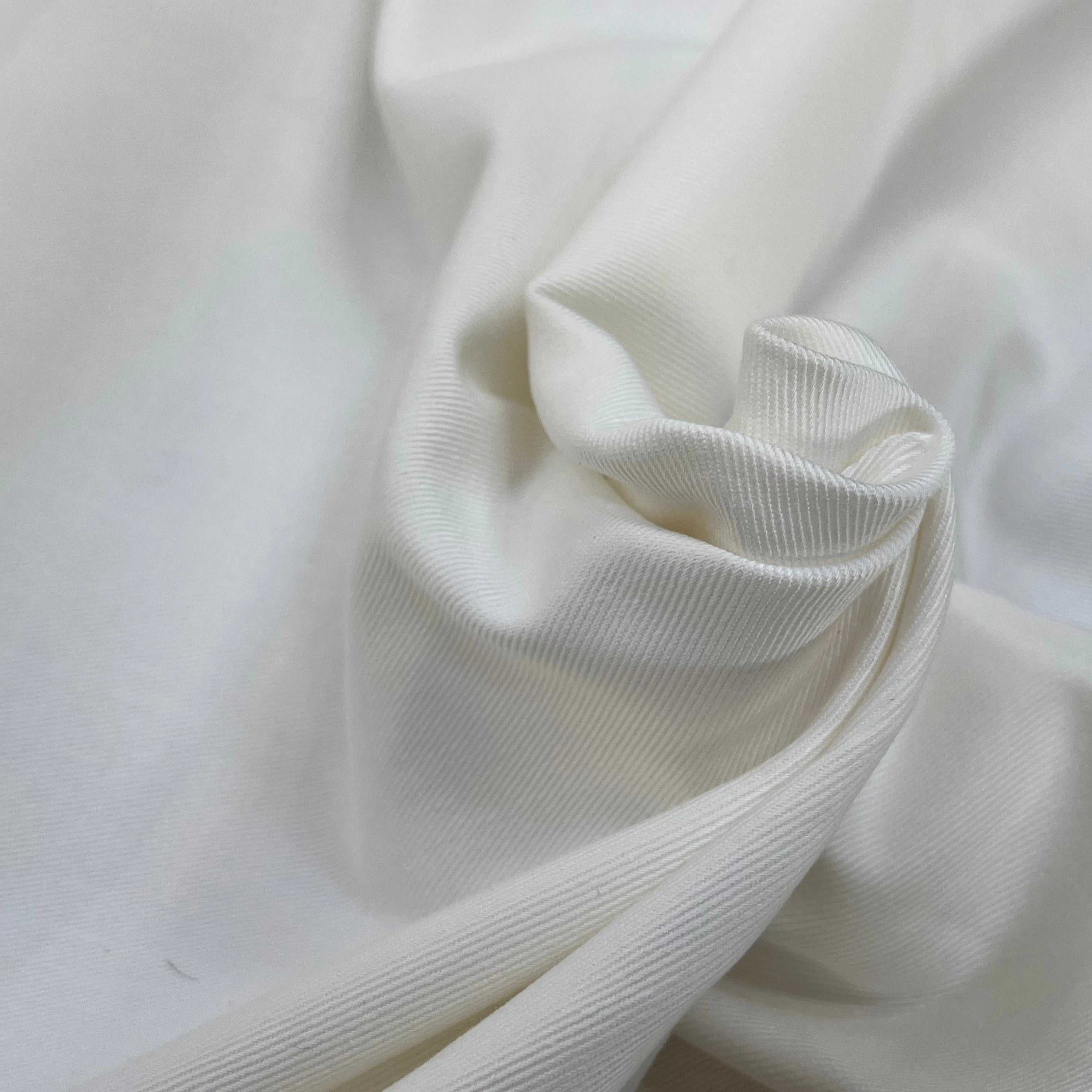 JEAN DENIM PRESTIGE PEIGNÉ SANMERO BLANC 99% COTON LÉGÈREMENT DOUX - My Little Coupon