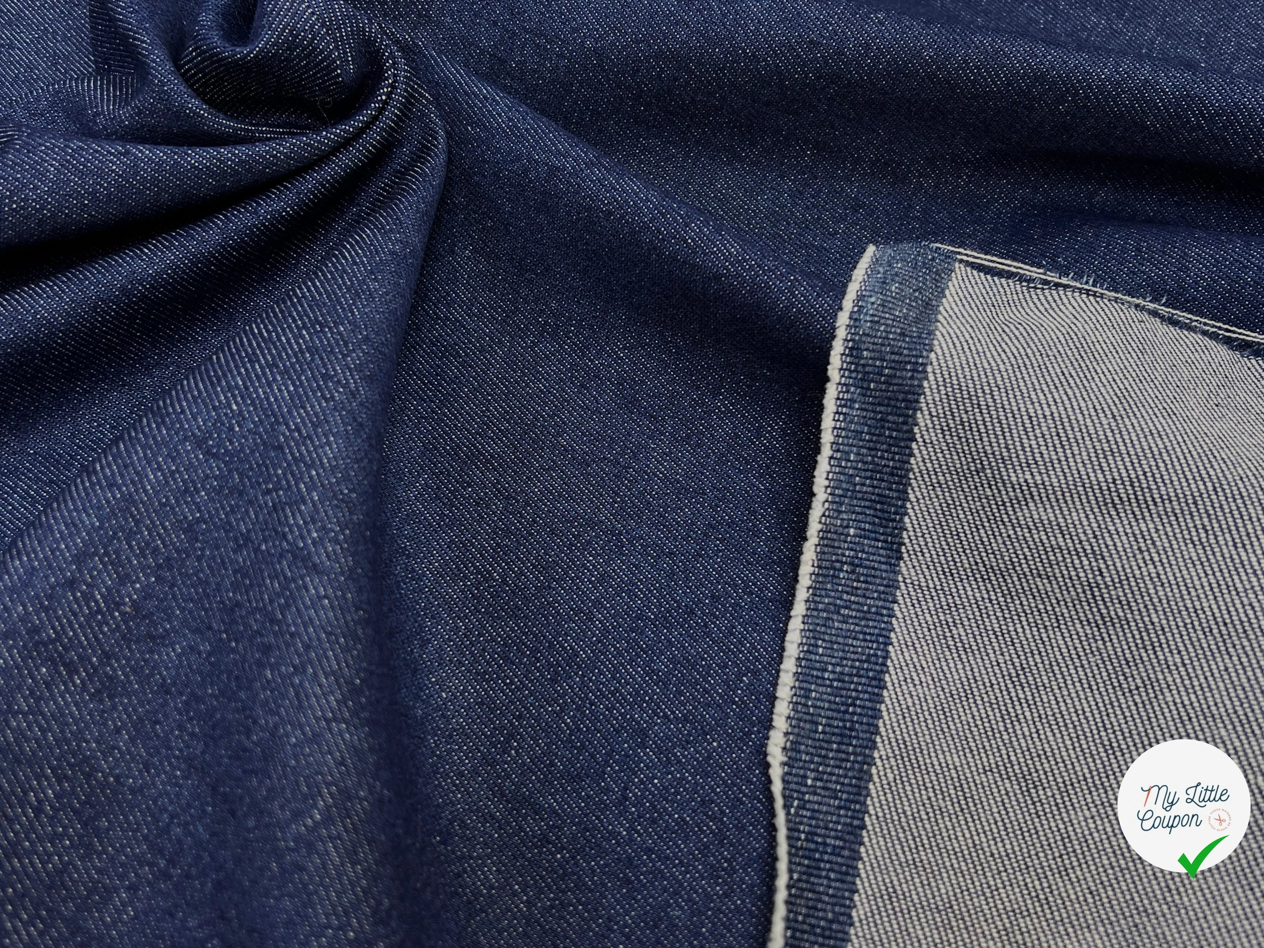 JEAN DENIM PRESTIGE SANMERO BLEU CLAIR 99% COTON - My Little Coupon