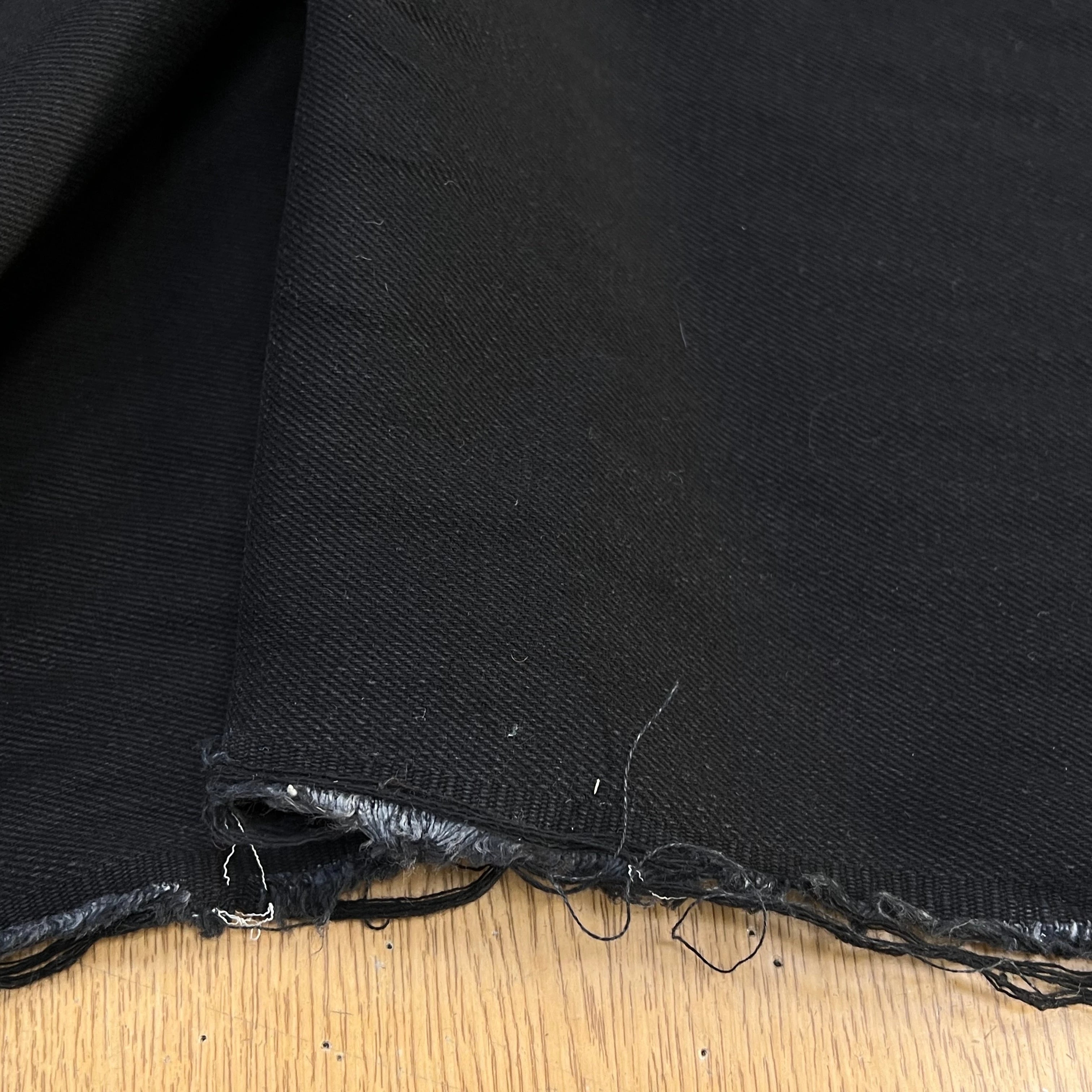 JEAN DENIM PRESTIGE SANMERO NOIR PROFOND 158CM 100% COTON - My Little Coupon