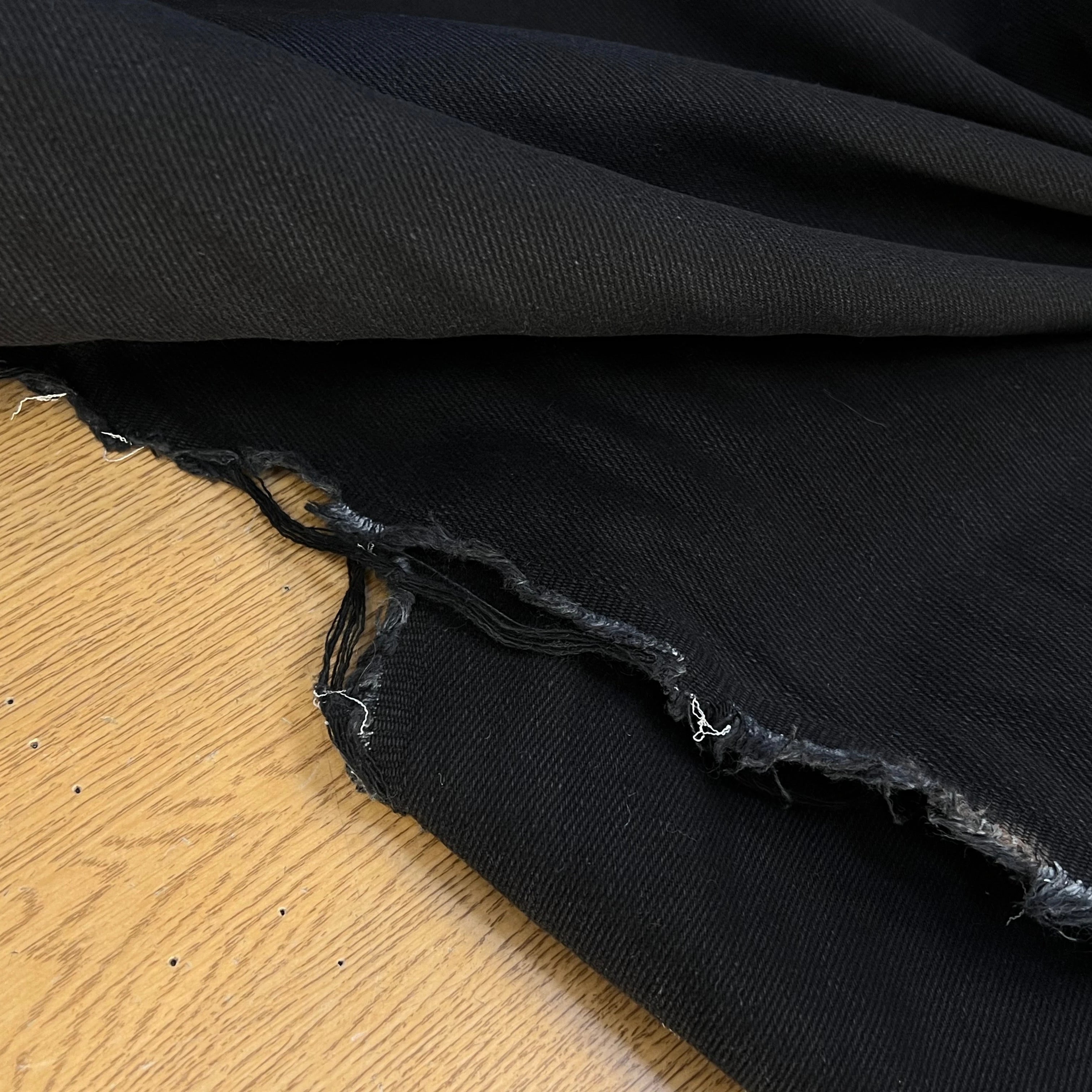 JEAN DENIM PRESTIGE SANMERO NOIR PROFOND 158CM 100% COTON - My Little Coupon