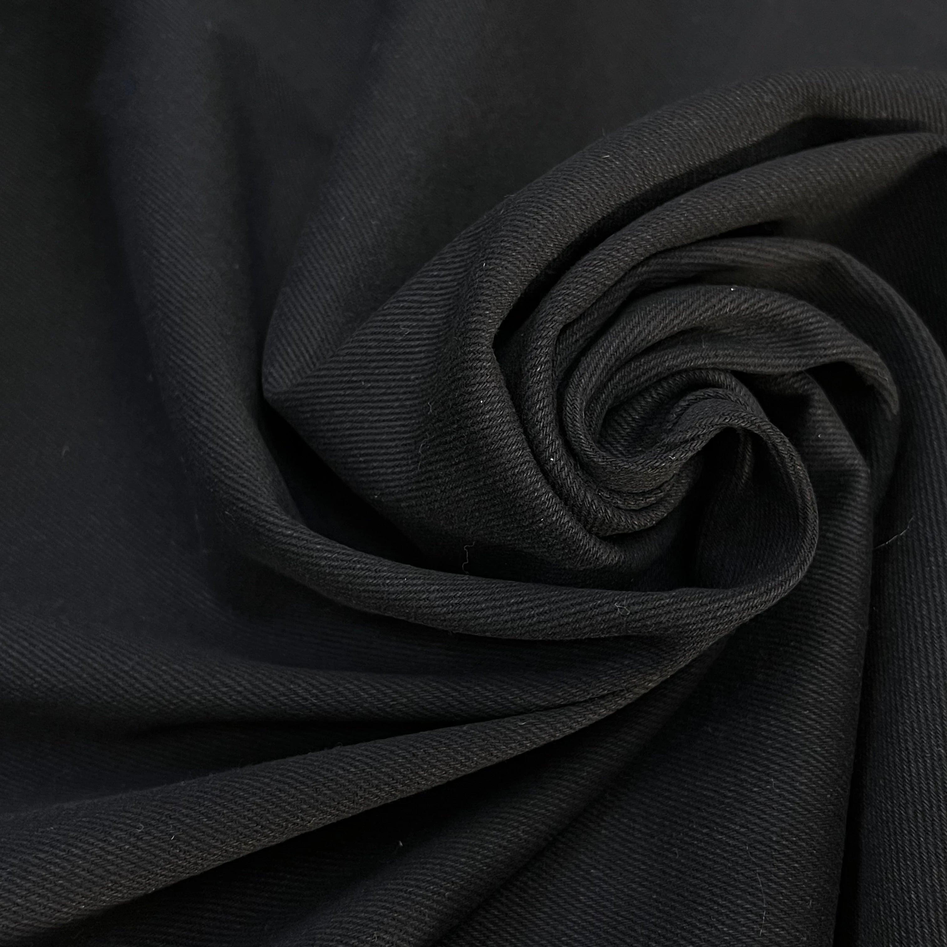 JEAN DENIM PRESTIGE SANMERO NOIR PROFOND 158CM 100% COTON - My Little Coupon