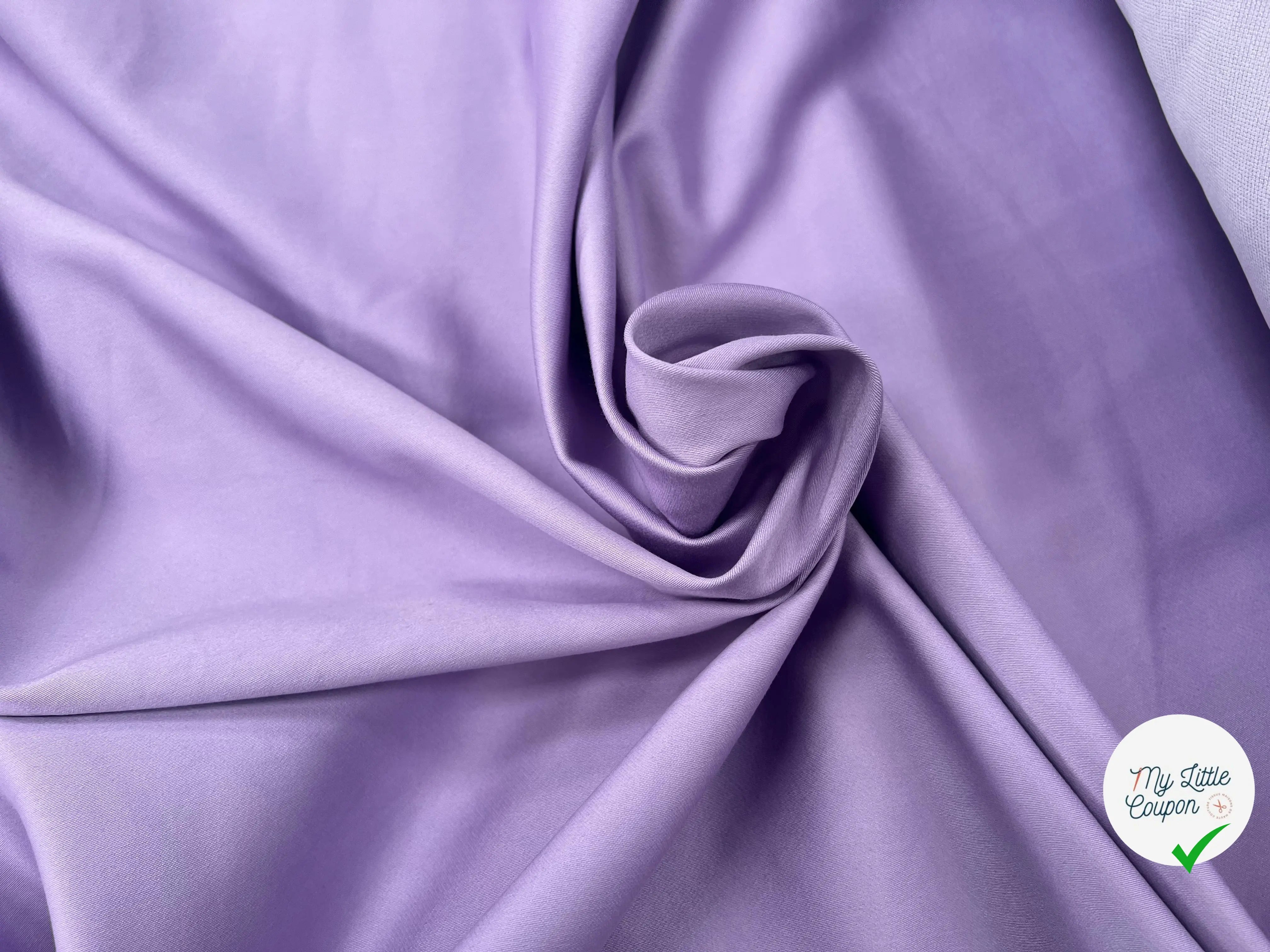 JEAN STRETCH LILA UNIE LÉGÈREMENT SATINÉ - My Little Coupon