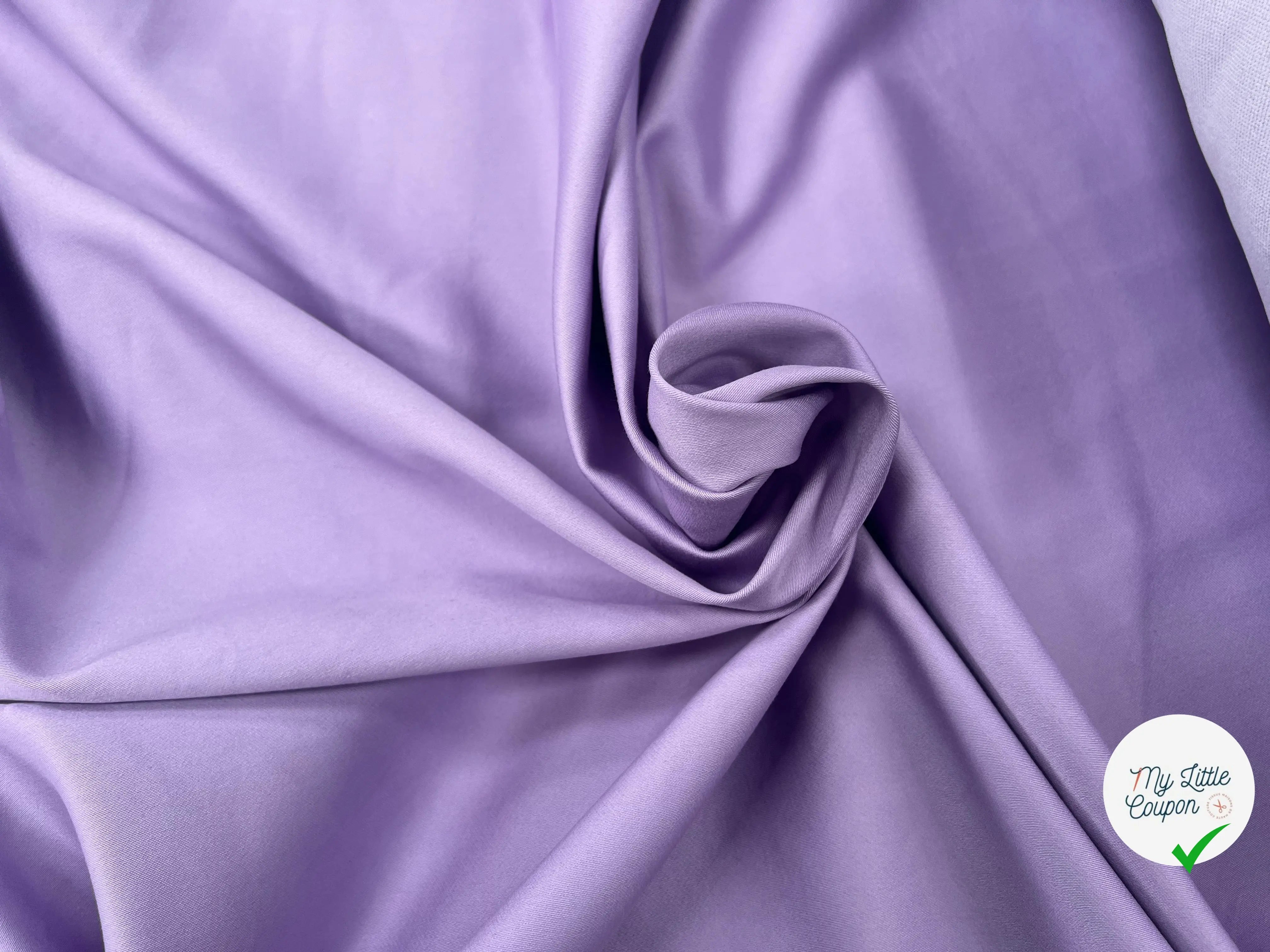 JEAN STRETCH LILA UNIE LÉGÈREMENT SATINÉ - My Little Coupon